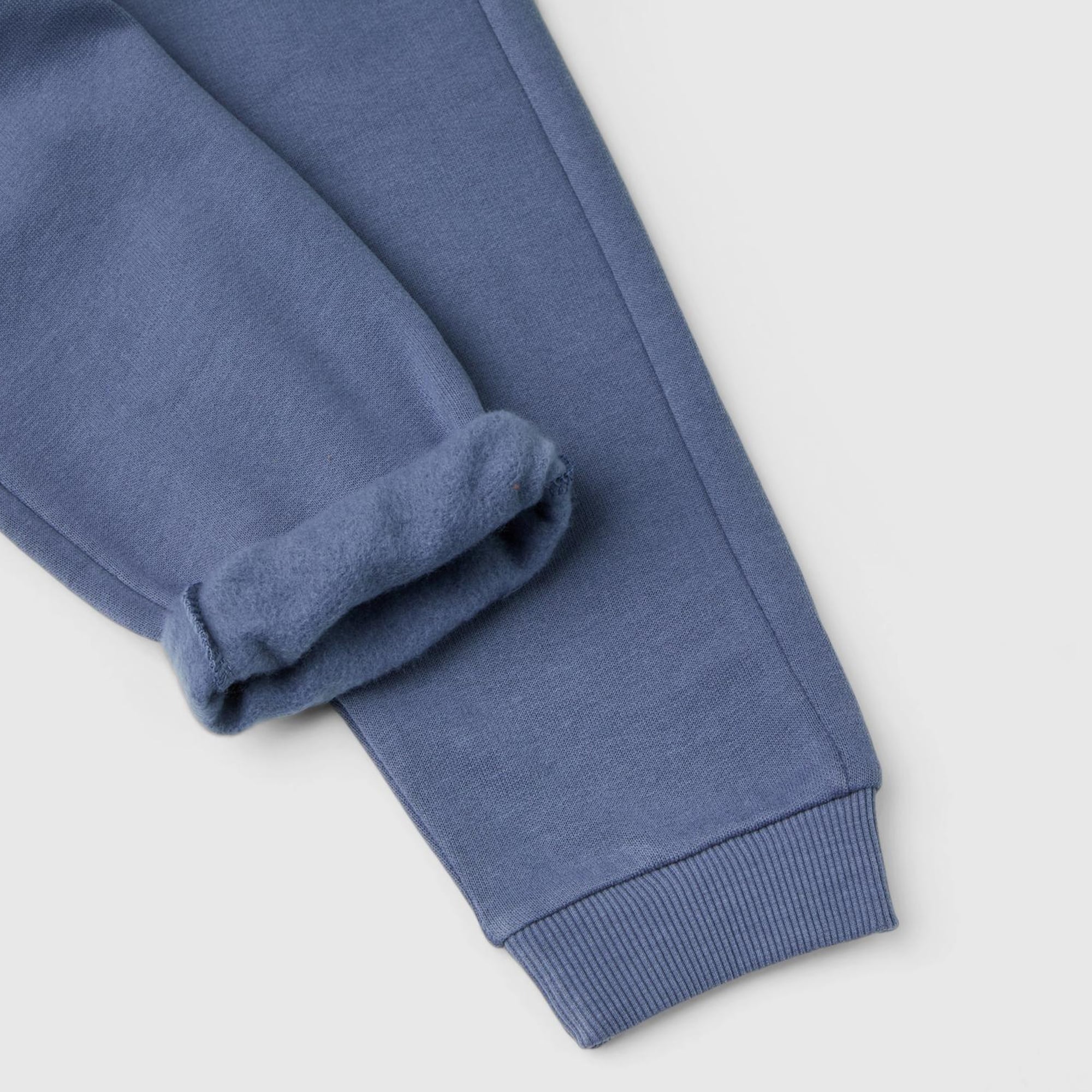 Erkek Çocuk Havacı Mavi Arka Cebi Logo İşlemeli Beli Lastikli Eşofman Altı