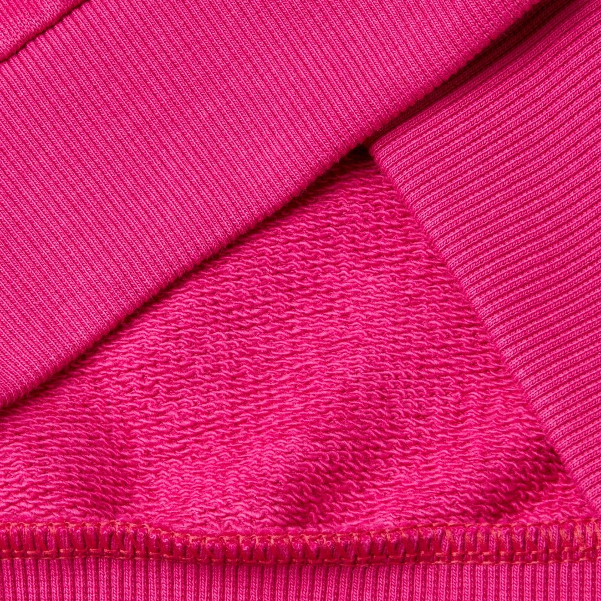 Kız Çocuk Fuşya Tweety Baskılı Düşük Omuz Rahat Kalıp Kapüşonlu Sweatshirt