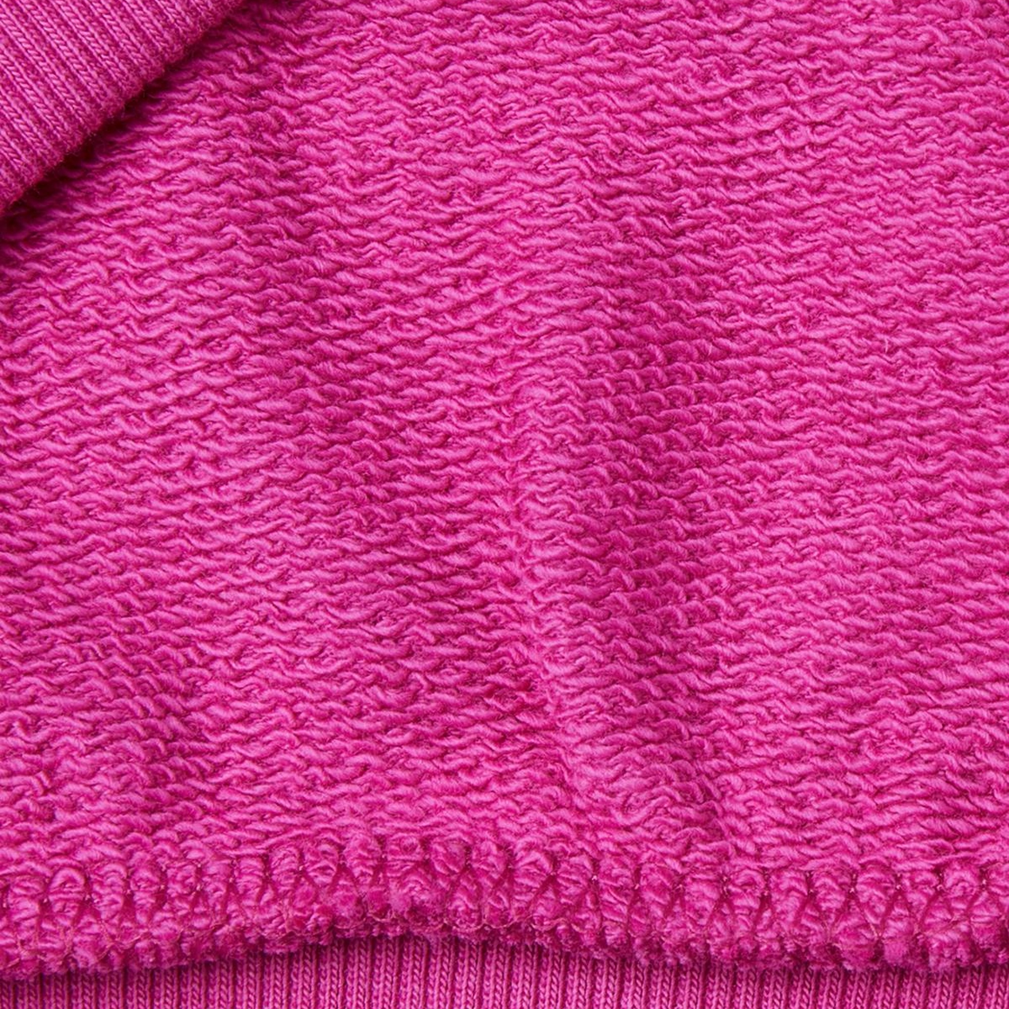 Kız Çocuk Fuşya Önü Su Bazlı Logo Baskılı Kapüşonlu Sweatshirt