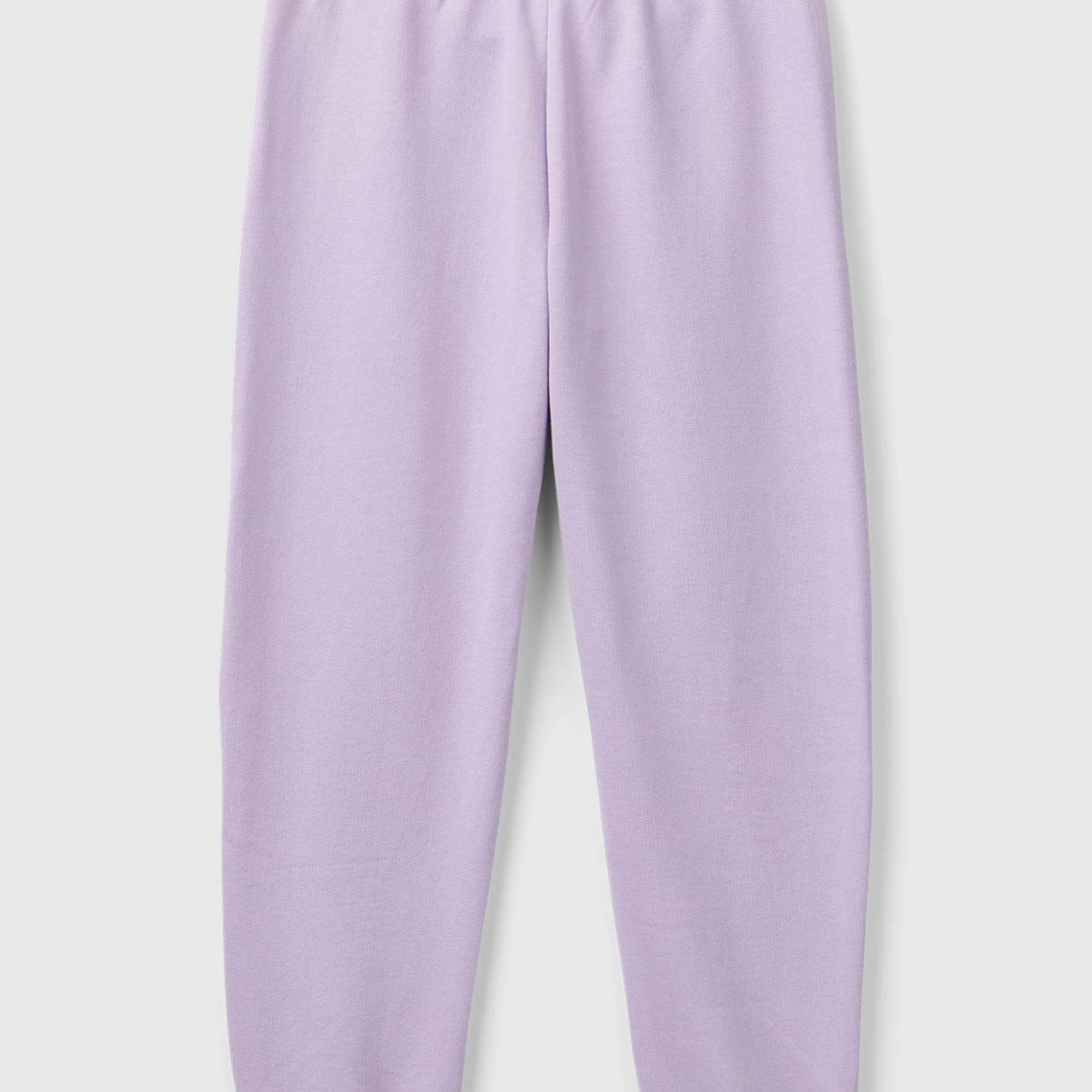 Kız Çocuk Lila Benetton Logolu Eşofman Altı