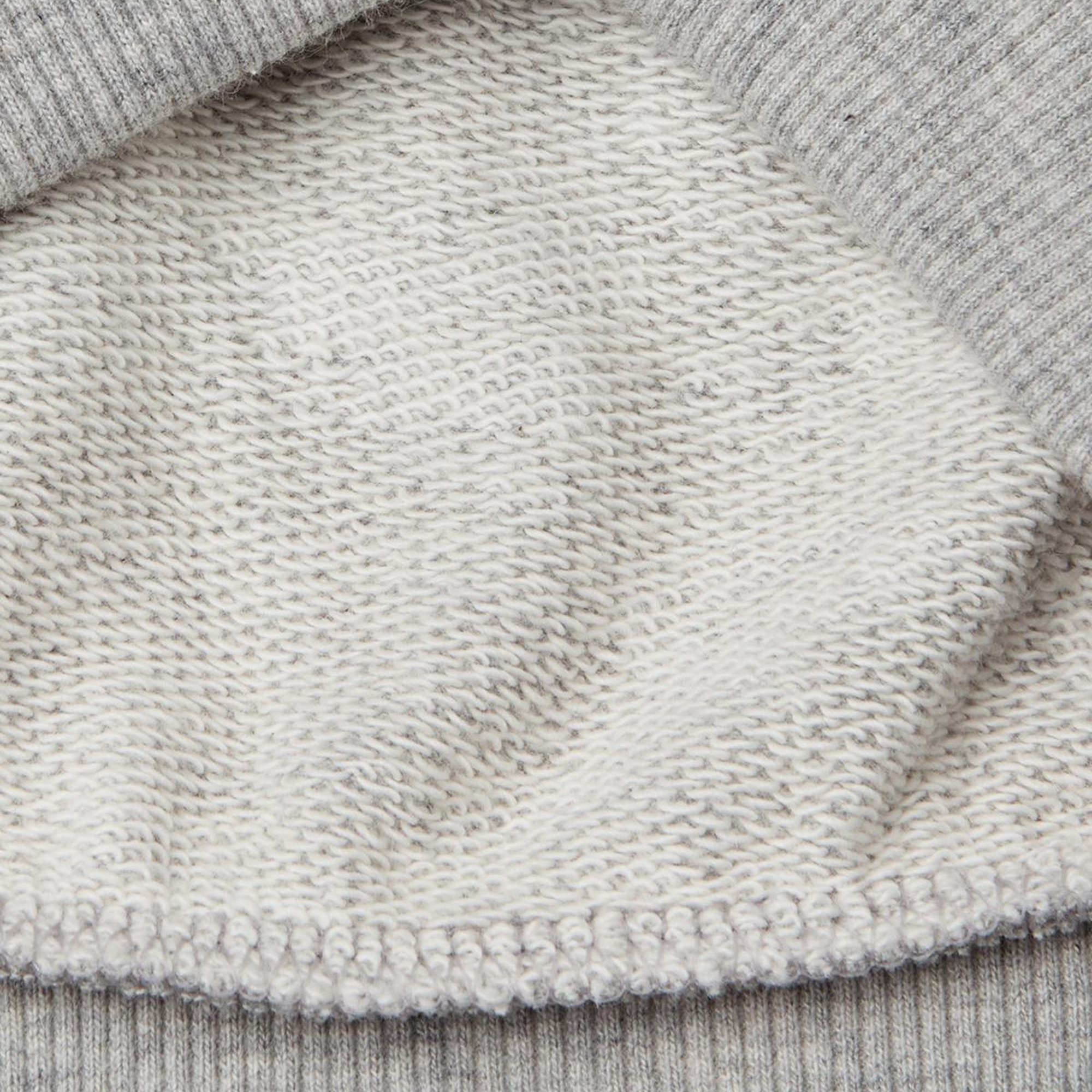 Kız Çocuk Gri Melanj Önü Su Bazlı Logo Baskılı Kapüşonlu Sweatshirt