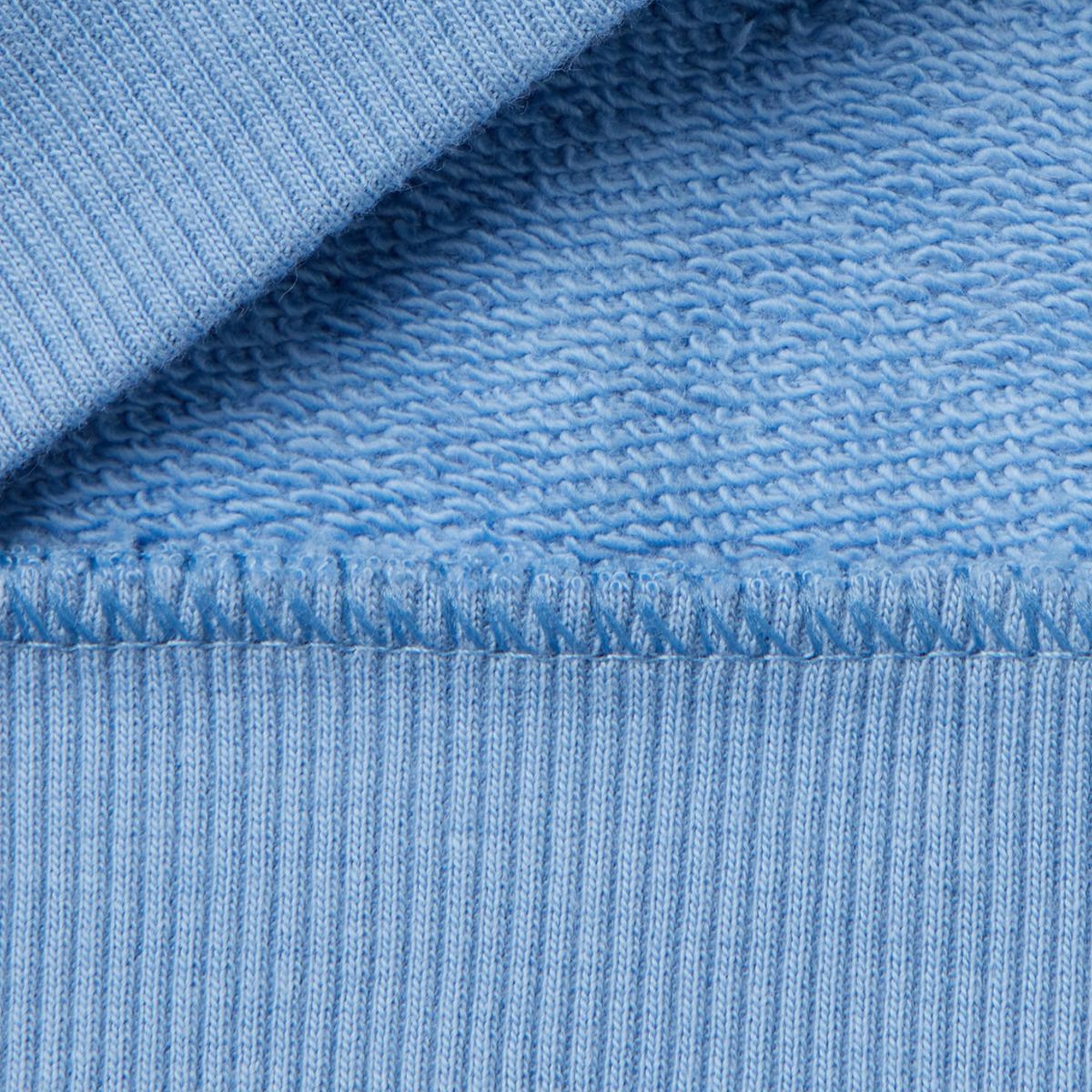 Erkek Çocuk Havacı Mavi Logo Baskılı Cepli Fermuarlı Dik Yaka Sweatshirt