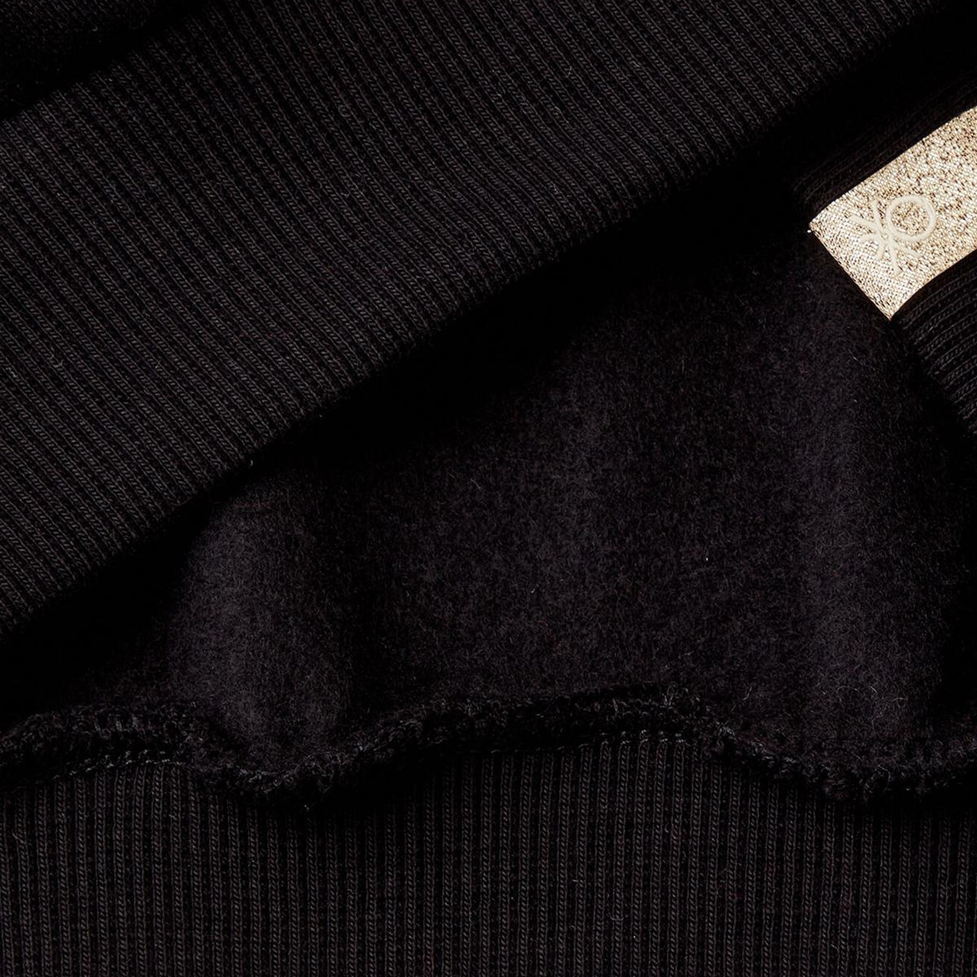 Kız Çocuk Siyah Etek Ucu Logolu Mickey Mouse Baskılı Rahat Kesim Sweatshirt