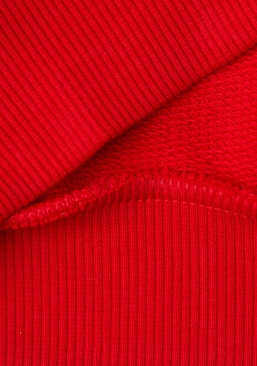  Erkek Çocuk Kırmızı Etek Ucu Logolu Önü ve Arkası Spiderman Baskılı Sweatshirt