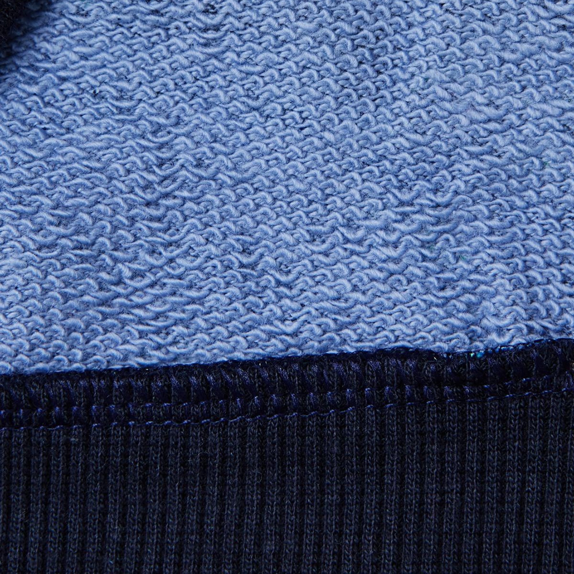 Erkek Çocuk Lacivert Kamuflaj Tamamı Kamuflaj Desenli Fermuarlı Cepli Bisiklet Yaka Sweatshirt