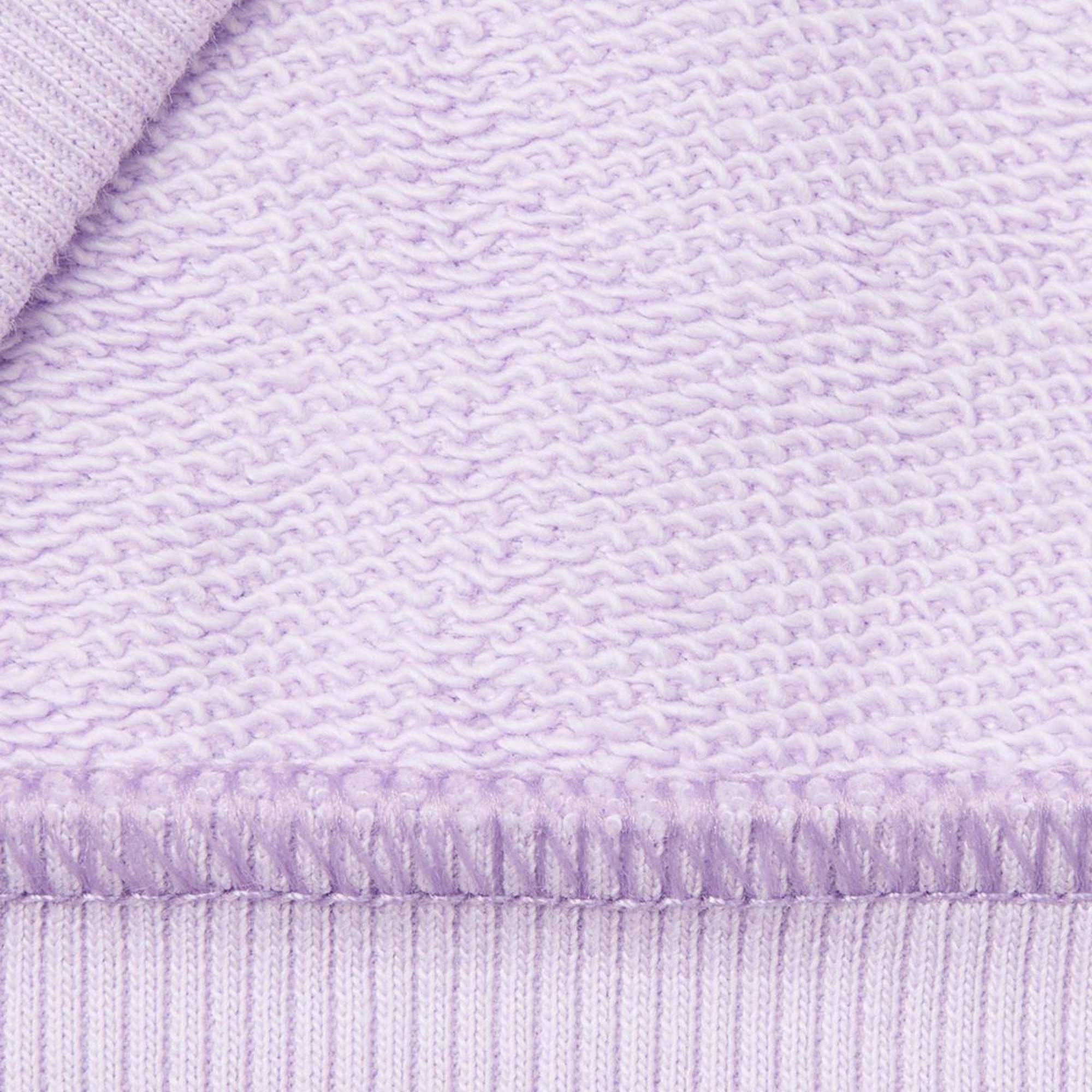 Kız Çocuk Lila %100 Pamuk Fermuarlı Logolu Sweatshirt