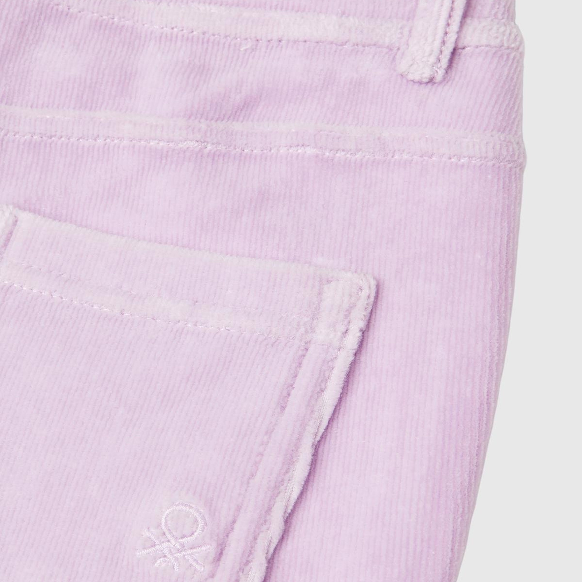 Kız Çocuk Lila Kadife Jegging