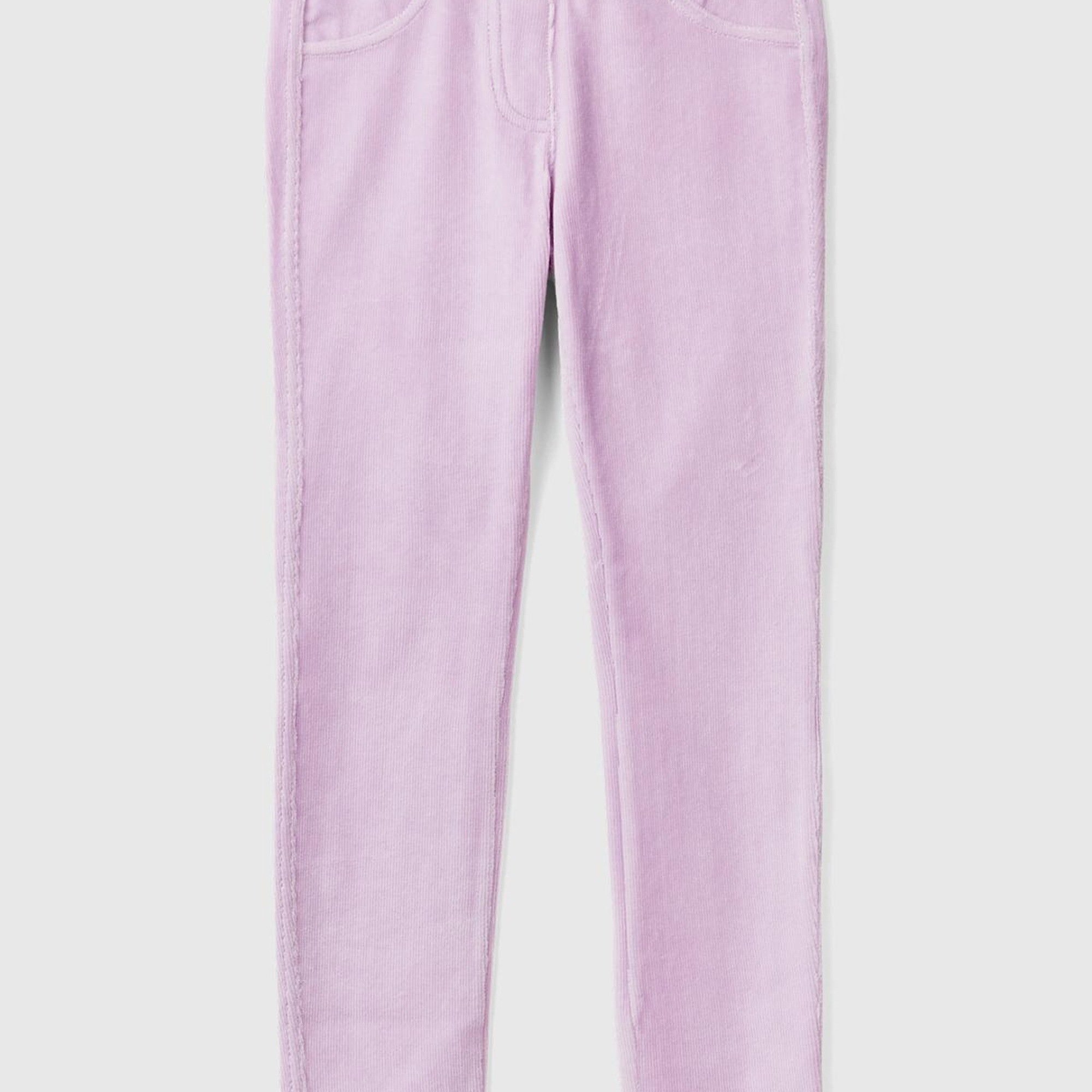 Kız Çocuk Lila Kadife Jegging