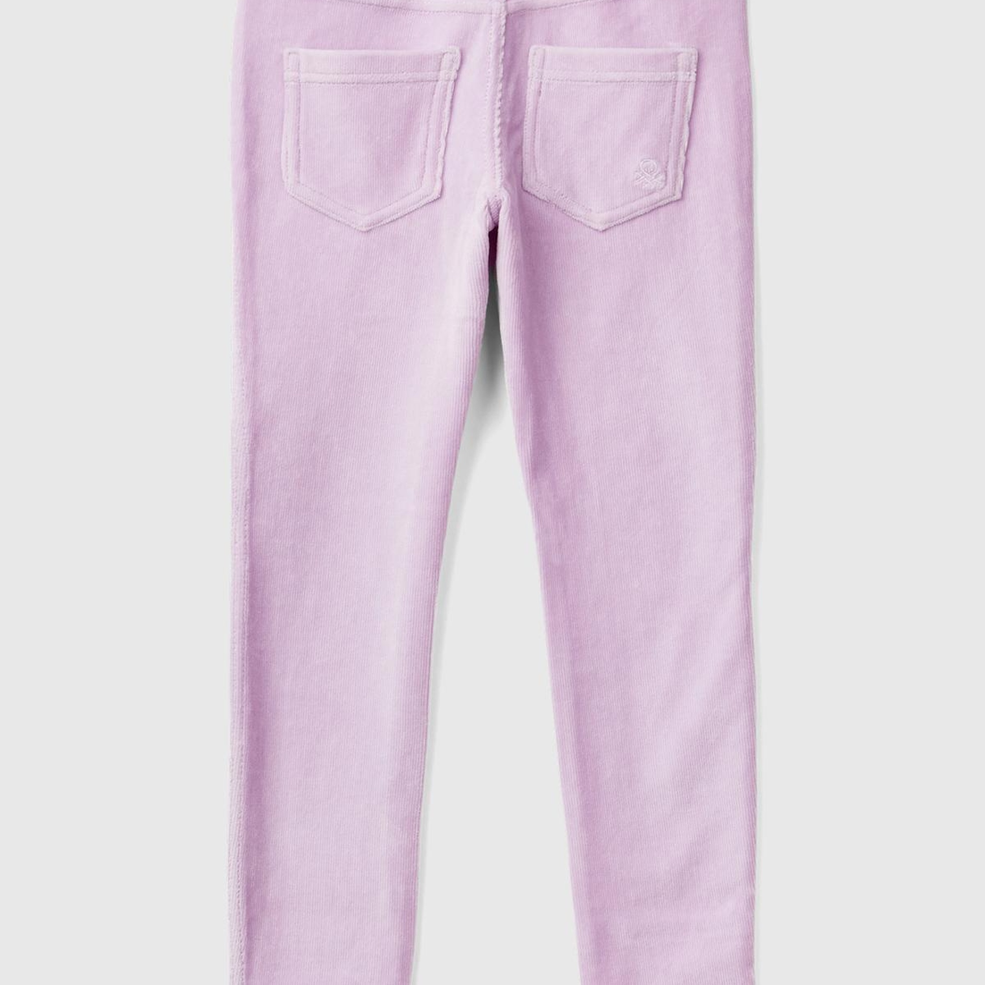 Kız Çocuk Lila Kadife Jegging