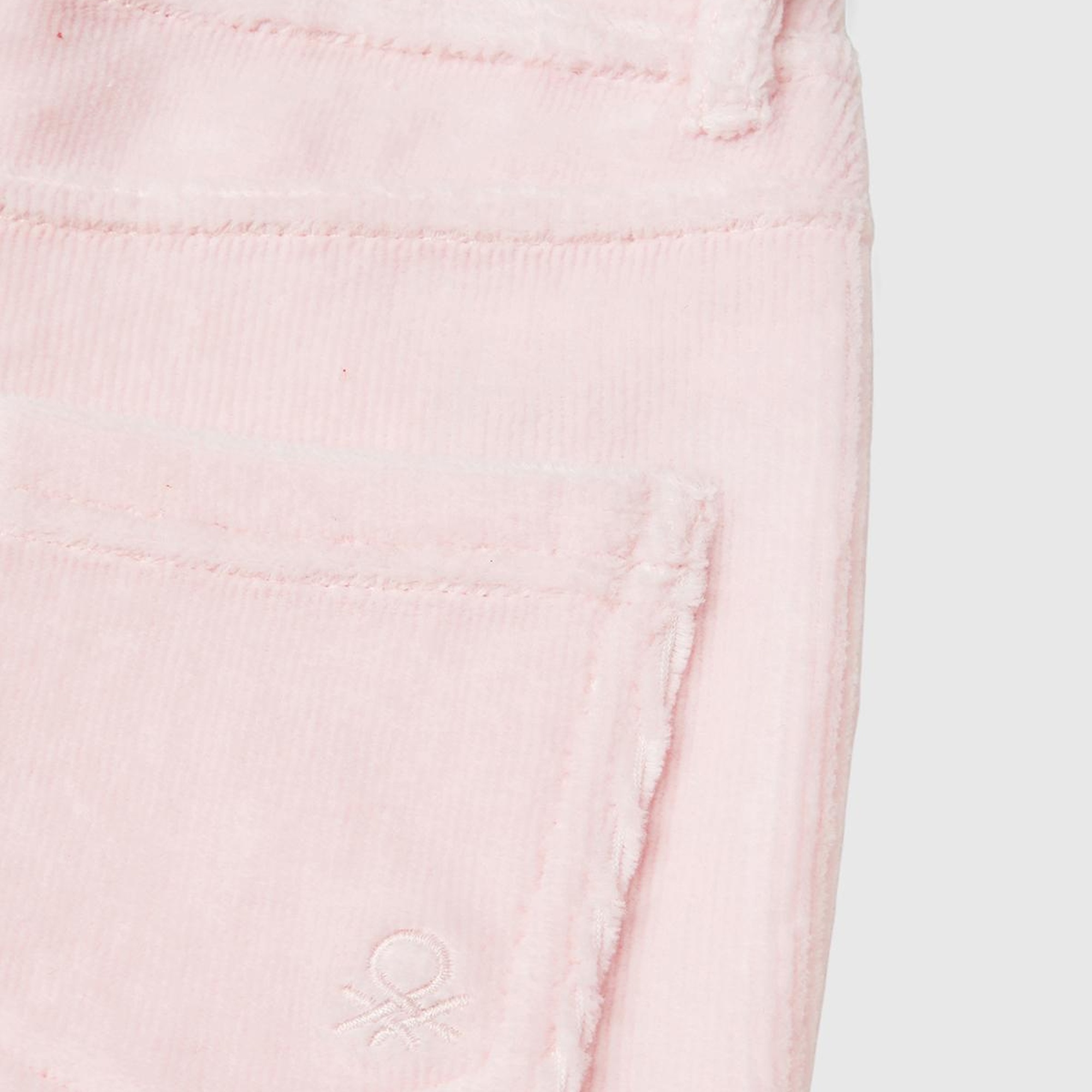 Kız Çocuk Açık Pembe Kadife Jegging