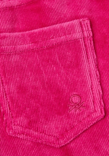 Kız Çocuk Fuşya Kadife Jegging