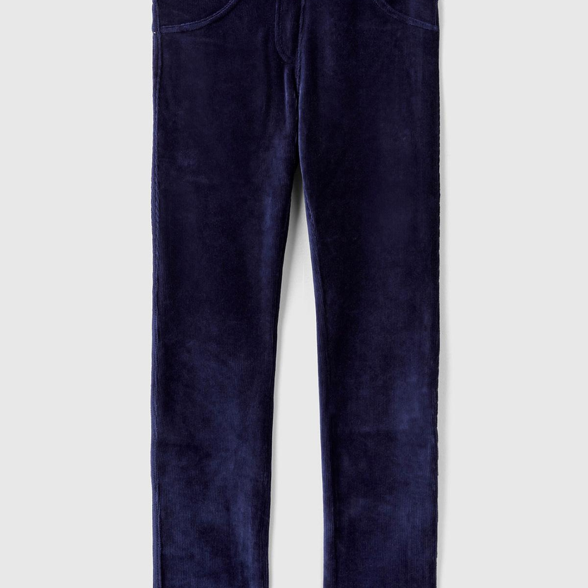 Kız Çocuk Lacivert Kadife Jegging