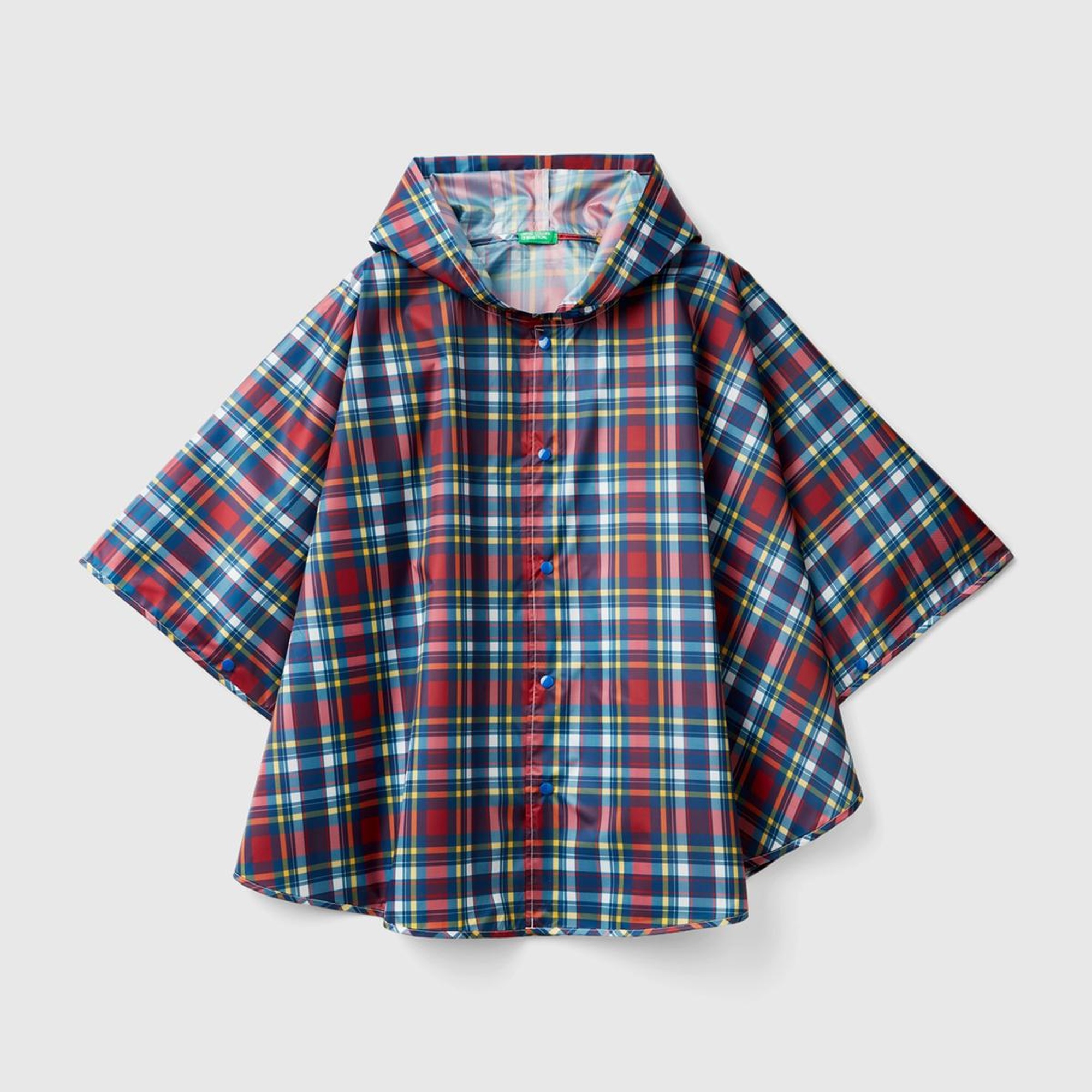 Erkek Çocuk Mavi Mix Panço Yağmurluk