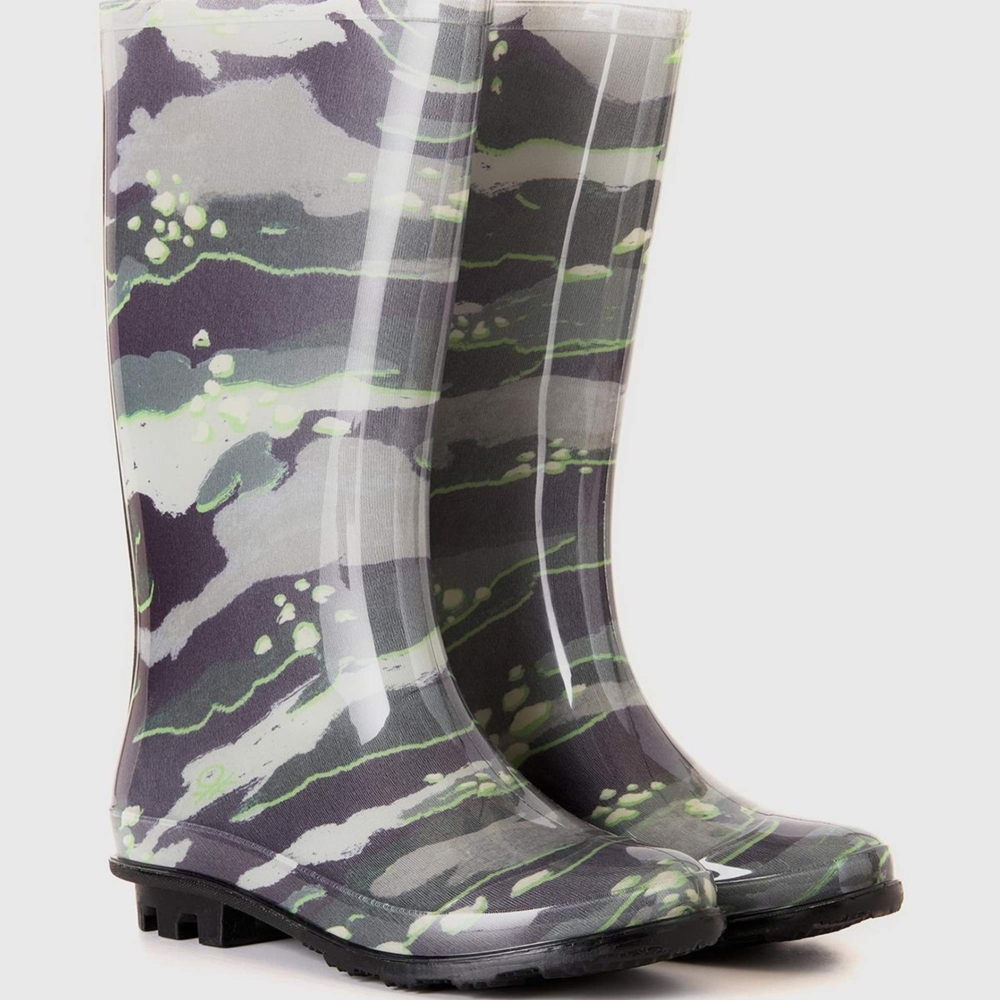 Unisex Kamuflaj Yağmur Çizmesi