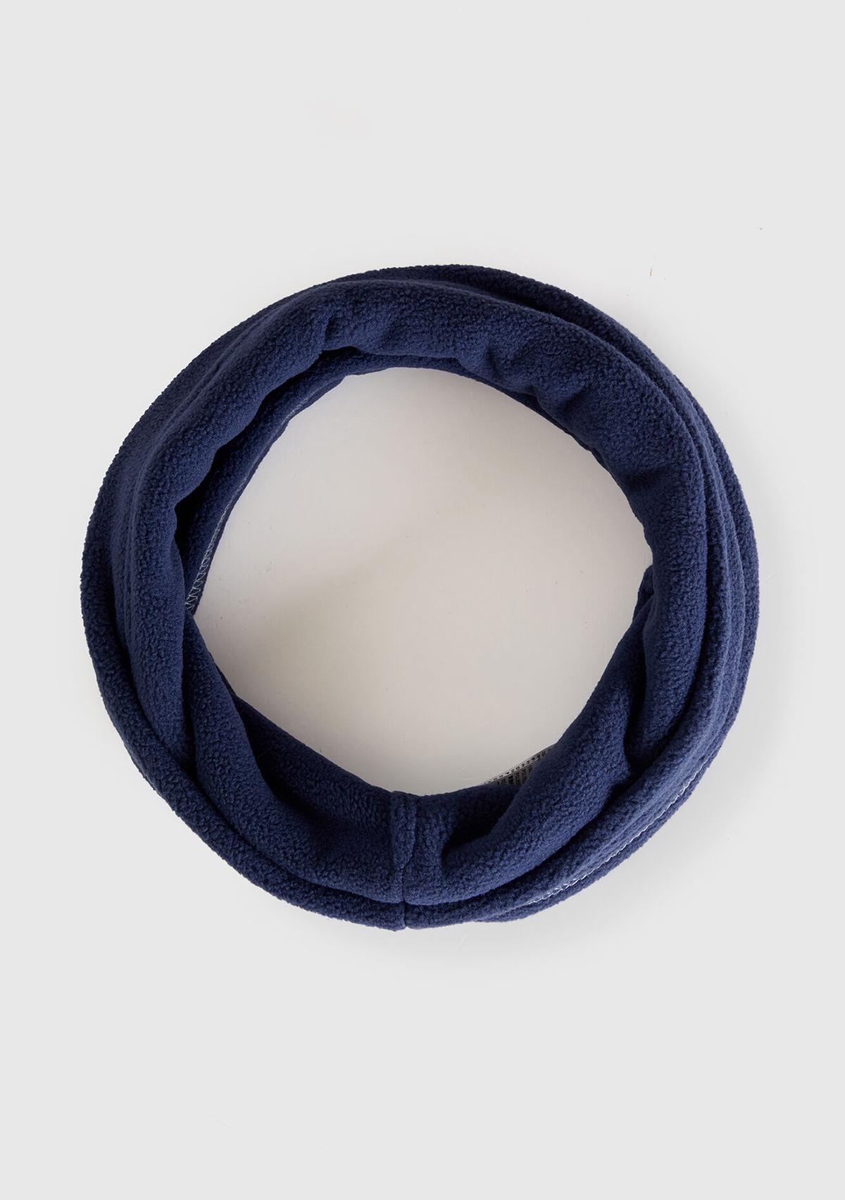  Erkek Çocuk Lacivert Logo İşlemeli Polar Boyunluk