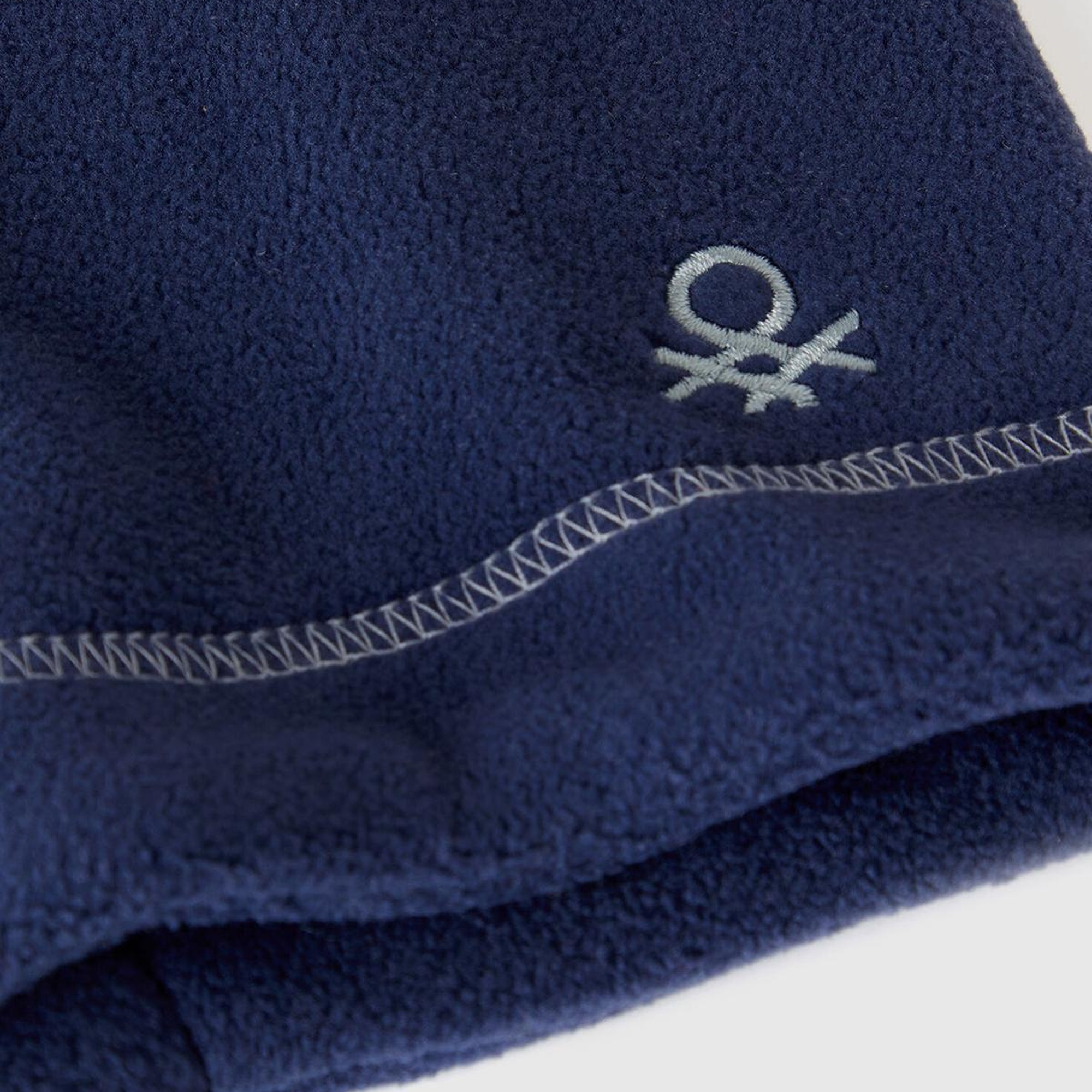 Erkek Çocuk Lacivert Logo İşlemeli Polar Boyunluk