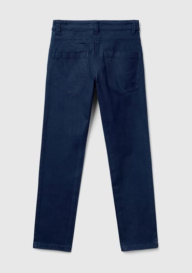  Erkek Çocuk Lacivert 5 Cepli Gabardin Pantolon