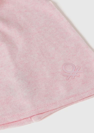  Erkek Çocuk Açık Pembe Logo İşlemeli İnce Bere