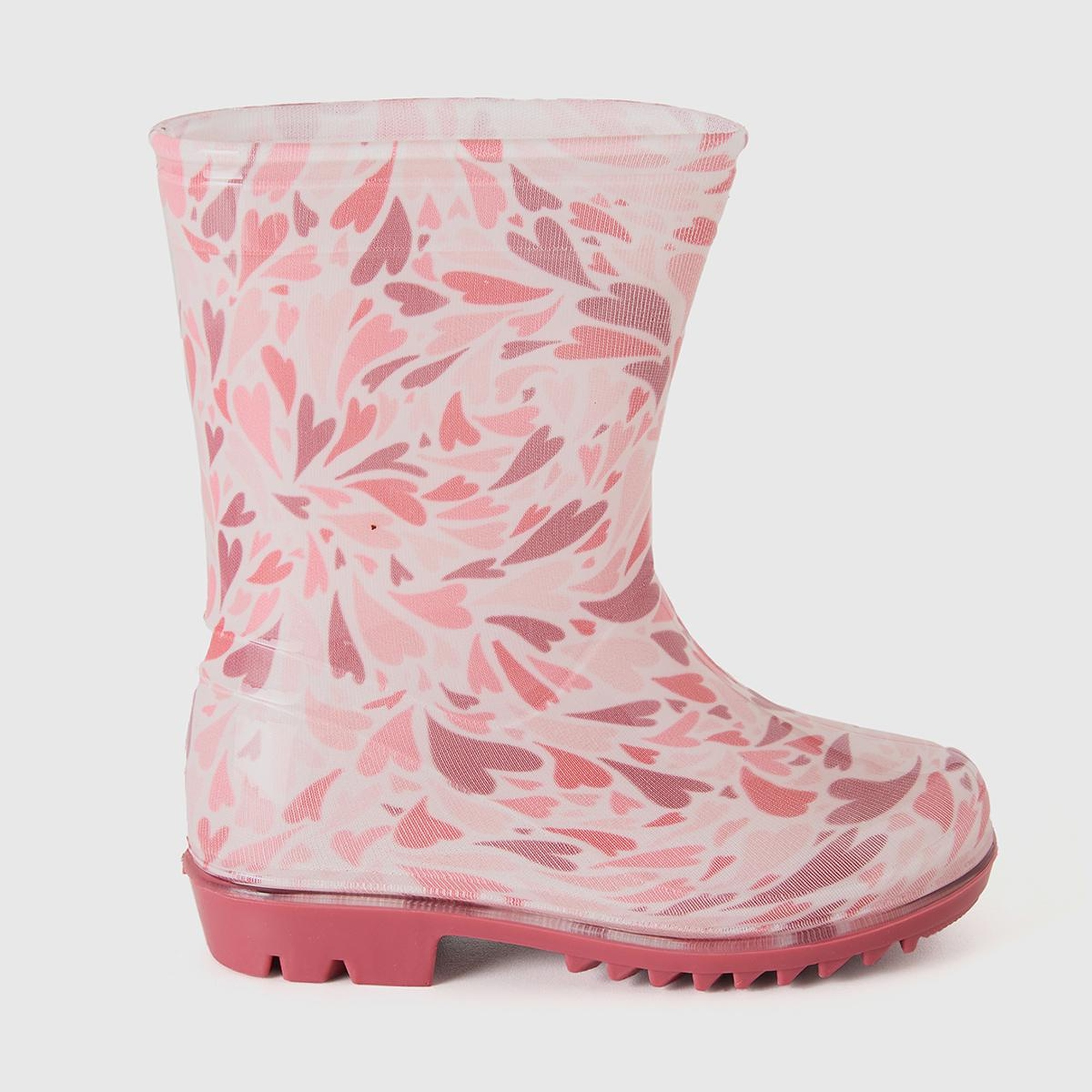 Erkek Çocuk Pembe Mix Yağmur Çizmesi