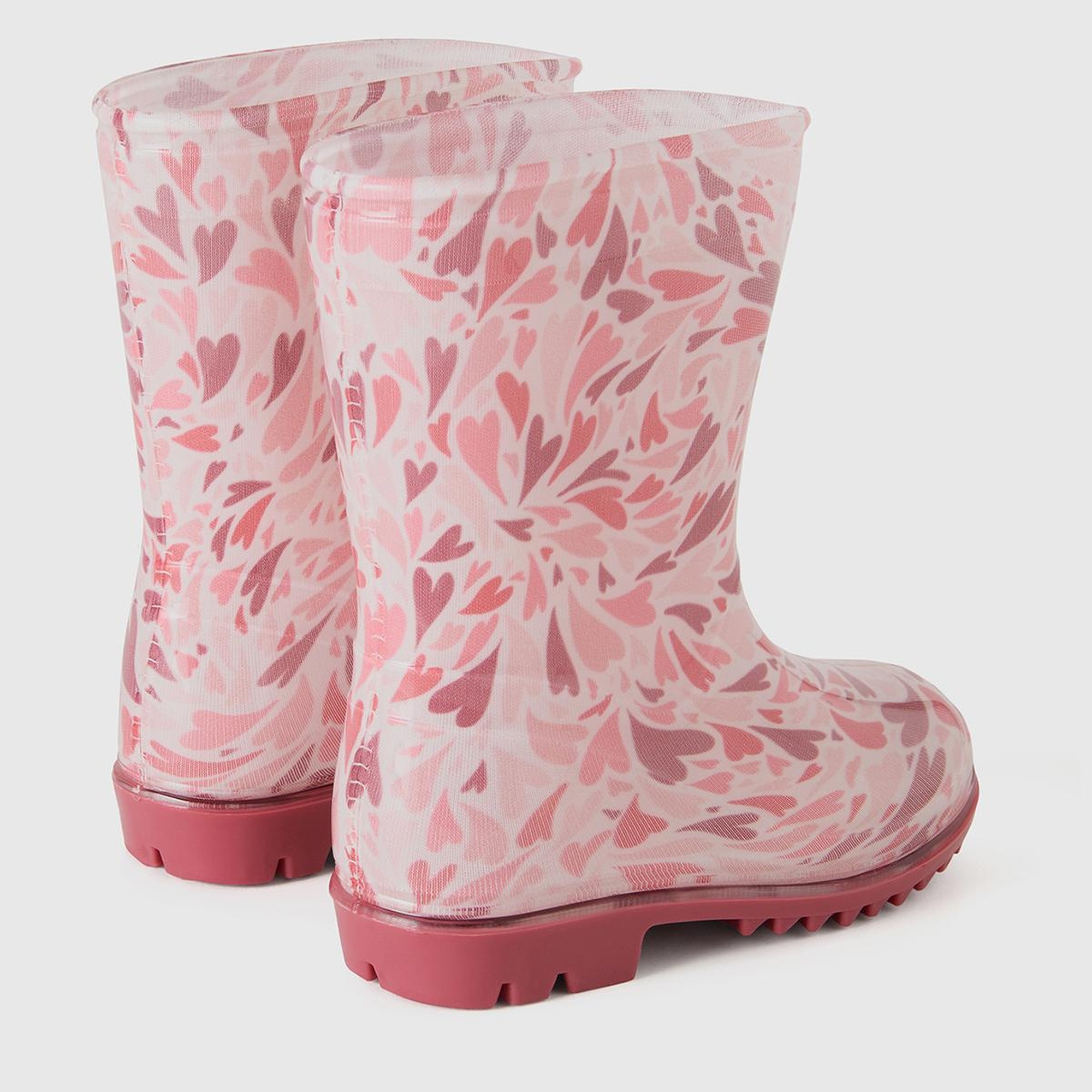 Erkek Çocuk Pembe Mix Yağmur Çizmesi