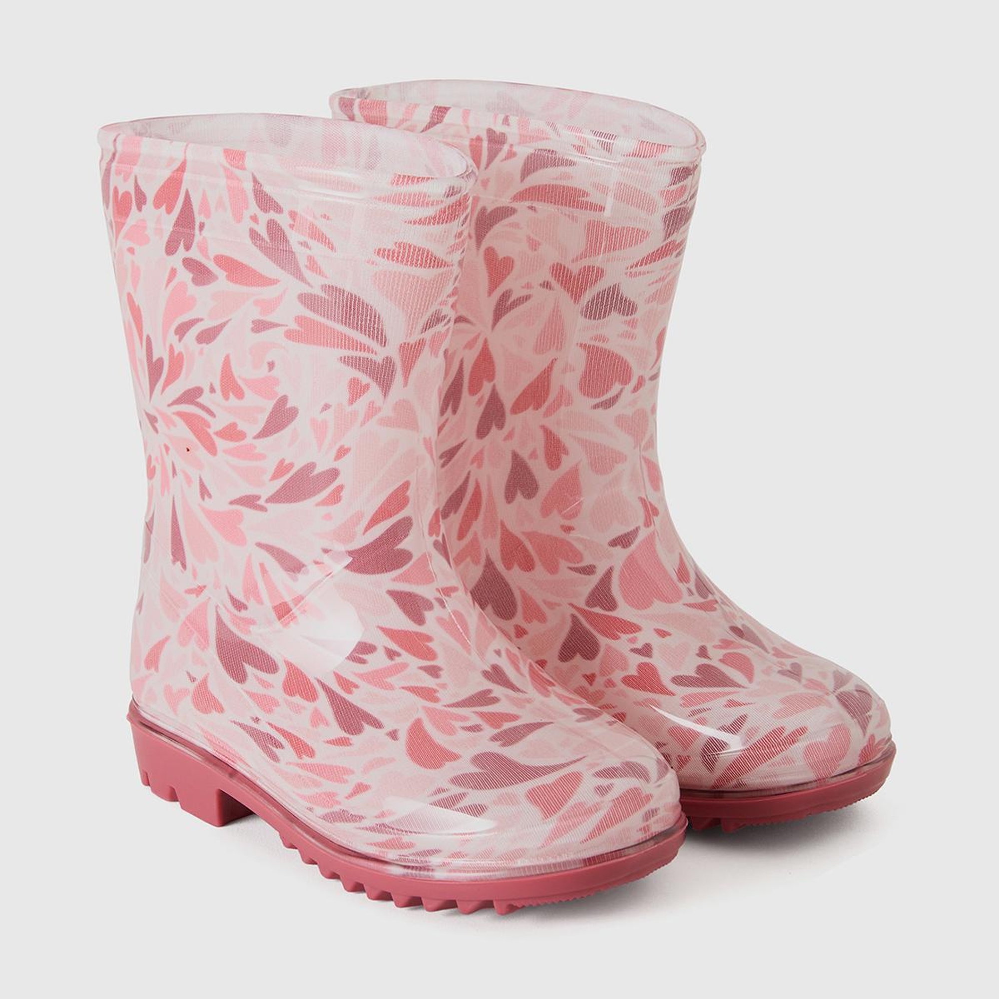 Erkek Çocuk Pembe Mix Yağmur Çizmesi