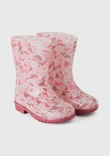  Erkek Çocuk Pembe Mix Yağmur Çizmesi