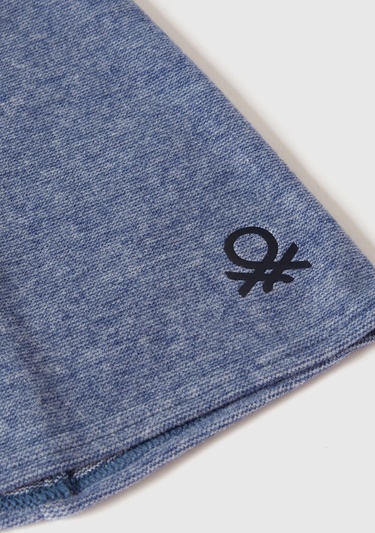  Erkek Çocuk Lacivert Logo İşlemeli İnce Bere