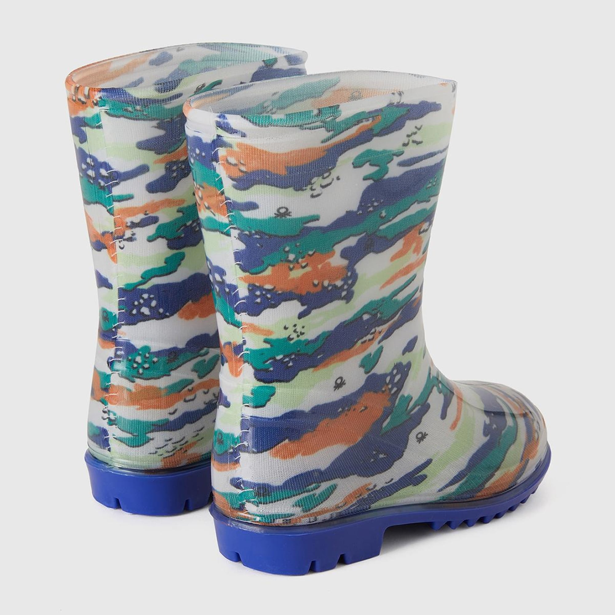 Erkek Çocuk Renkli Kamuflaj Yağmur Çizmesi