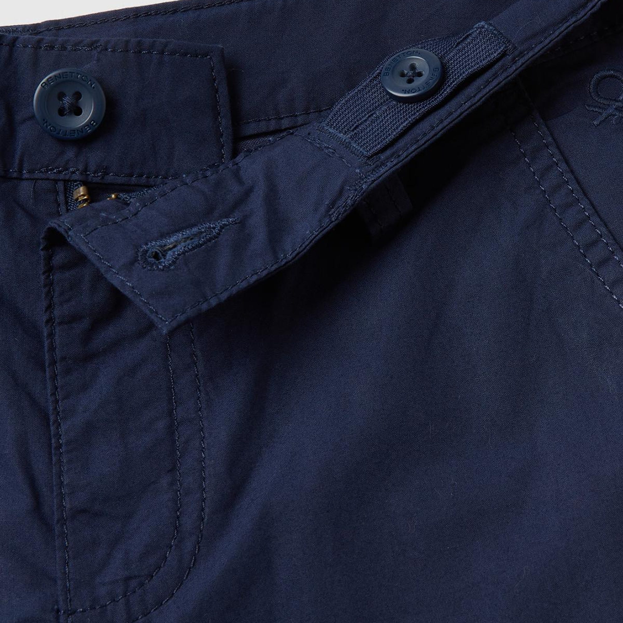 Erkek Çocuk Lacivert Chino Bermuda Şort