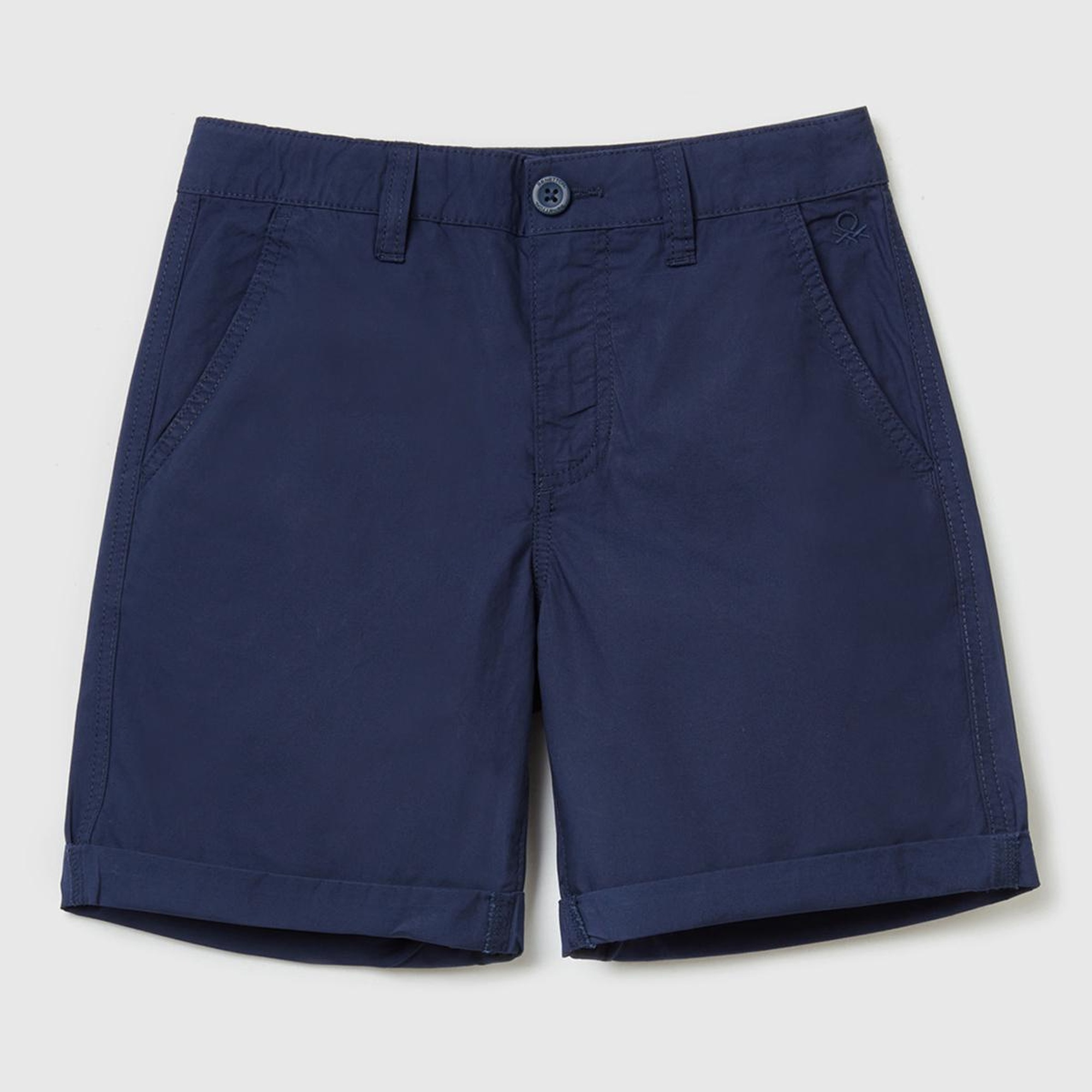 Erkek Çocuk Lacivert Chino Bermuda Şort