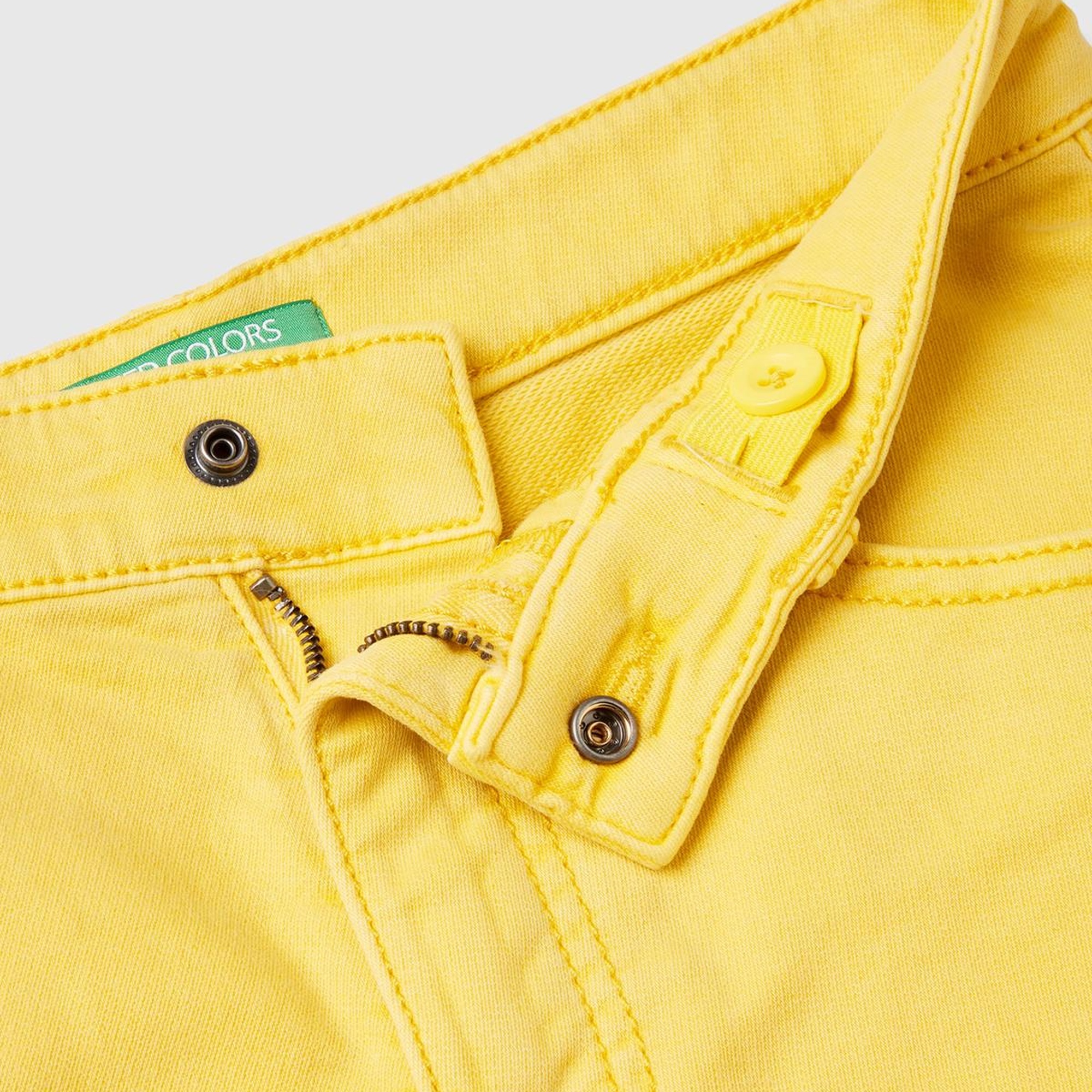 Erkek Çocuk Neon Sarı Bermuda Şort