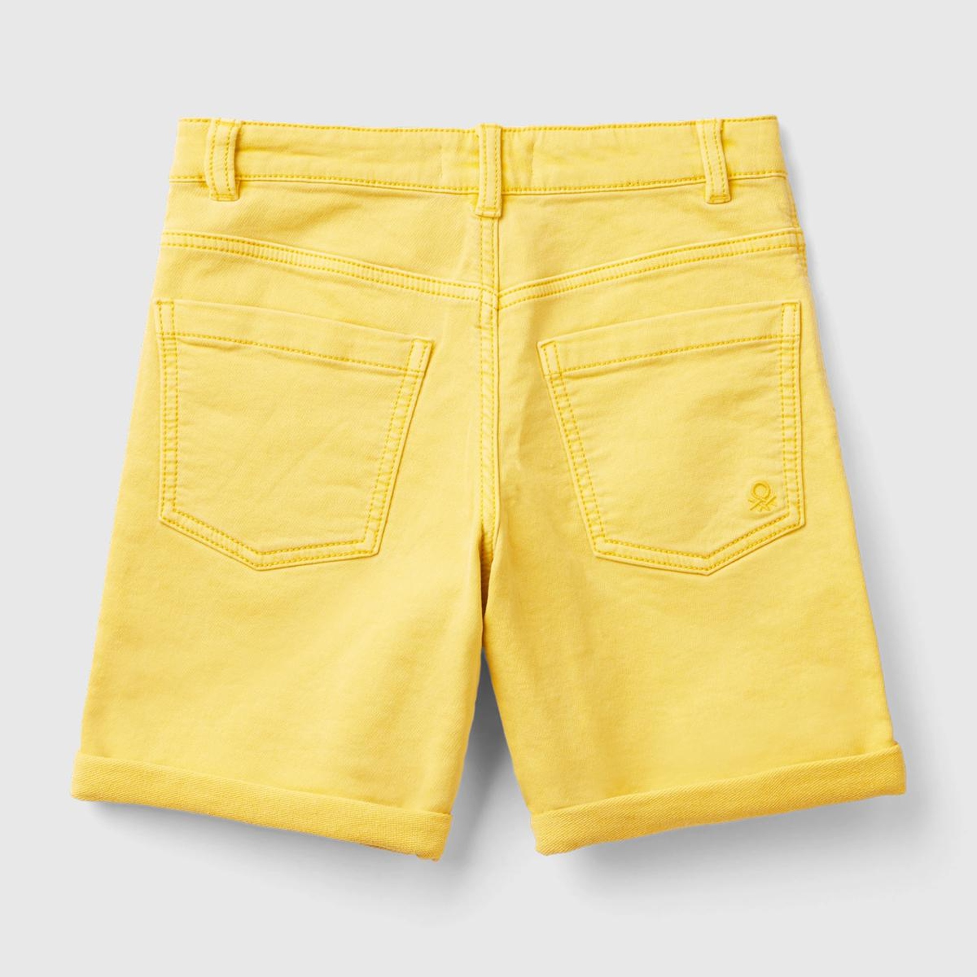 Erkek Çocuk Neon Sarı Bermuda Şort