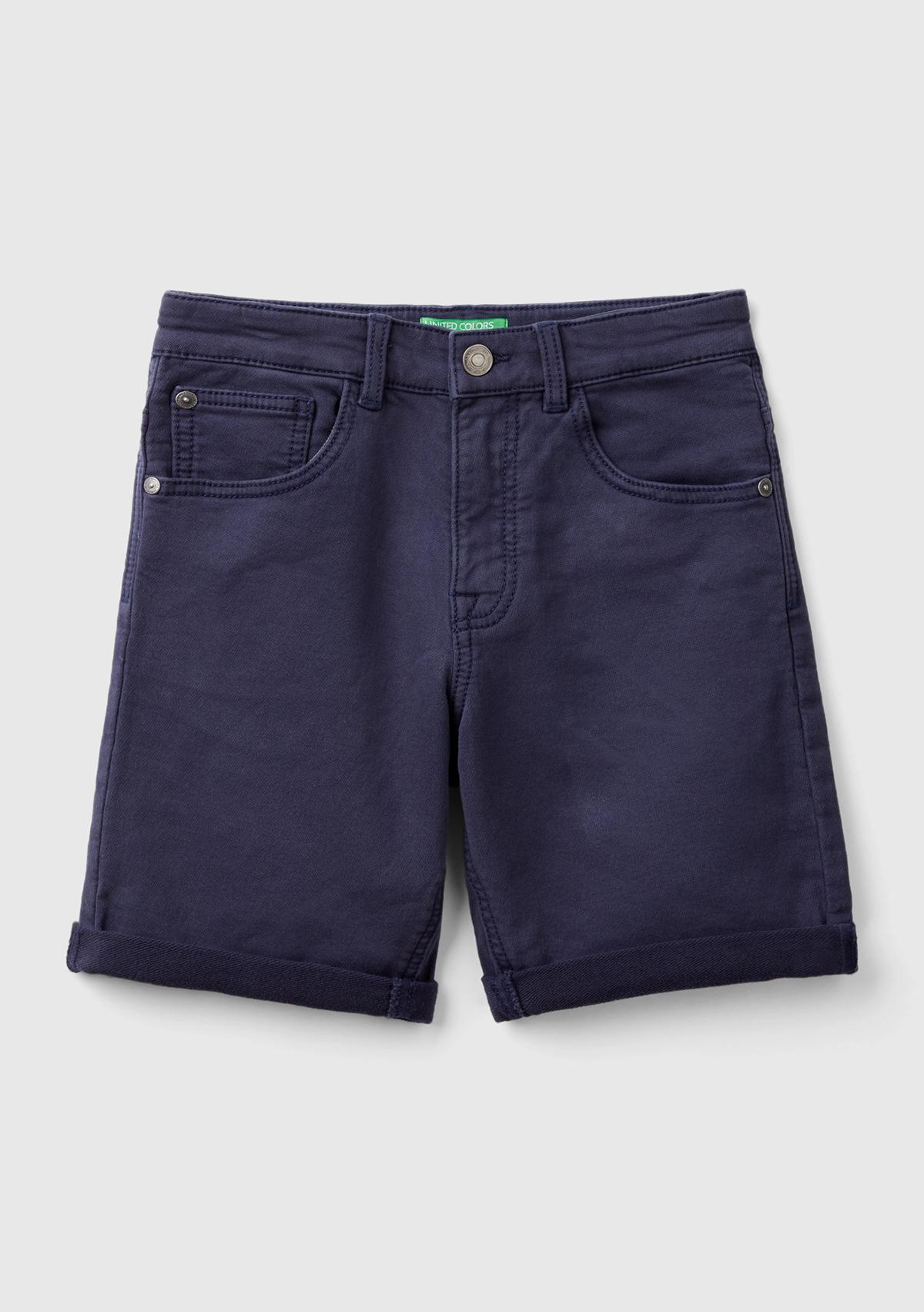  Erkek Çocuk Lacivert Bermuda Şort