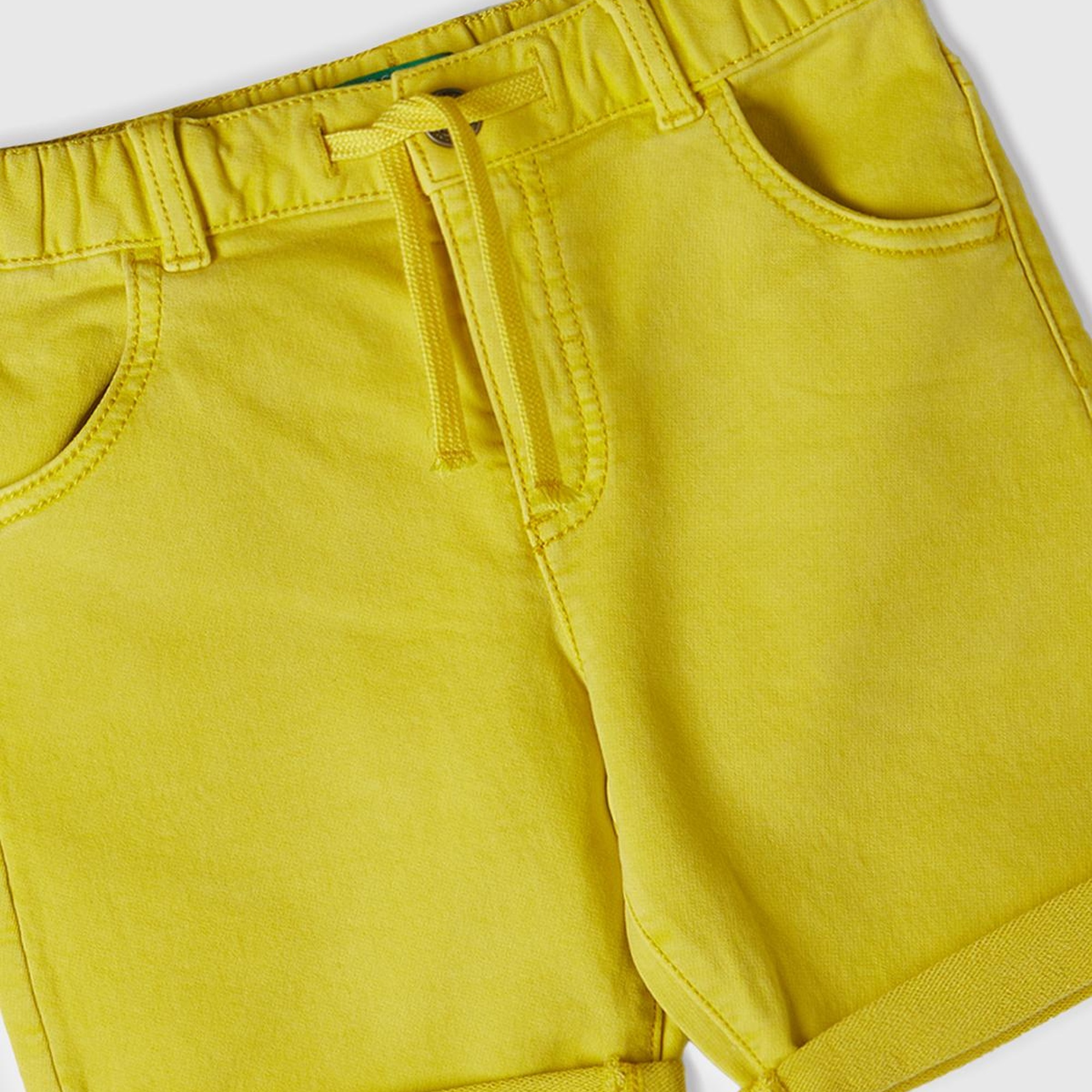 Erkek Çocuk Neon Sarı Bermuda Şort