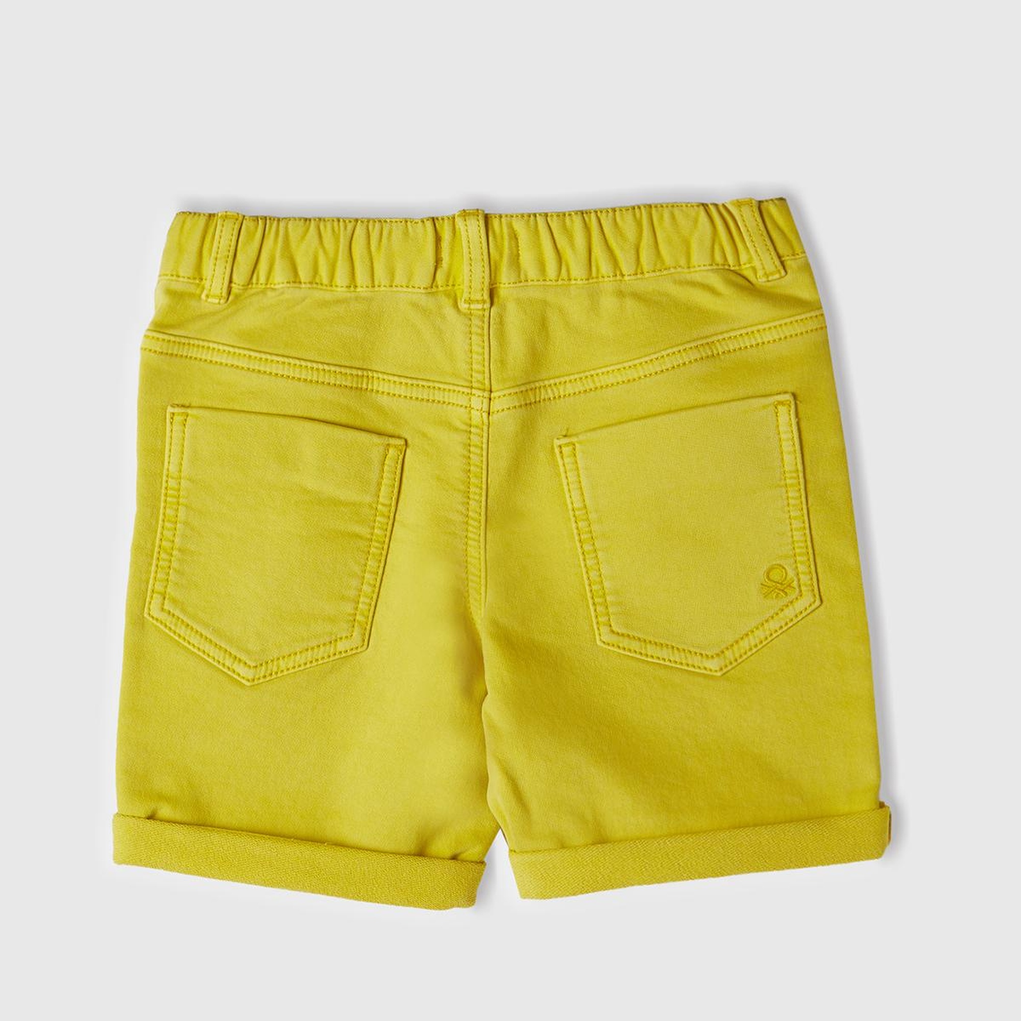 Erkek Çocuk Neon Sarı Bermuda Şort