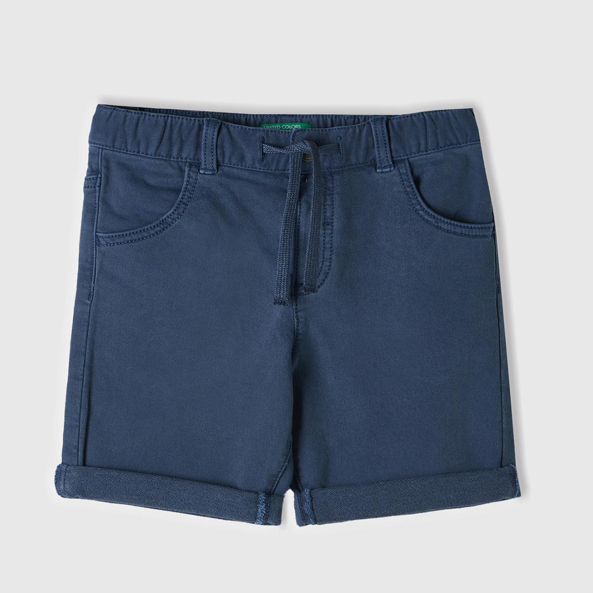 Erkek Çocuk Koyu Mavi Bermuda Şort