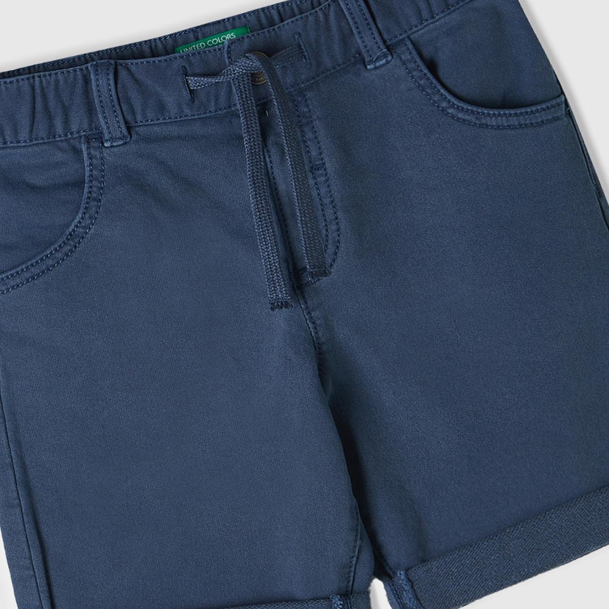 Erkek Çocuk Koyu Mavi Bermuda Şort