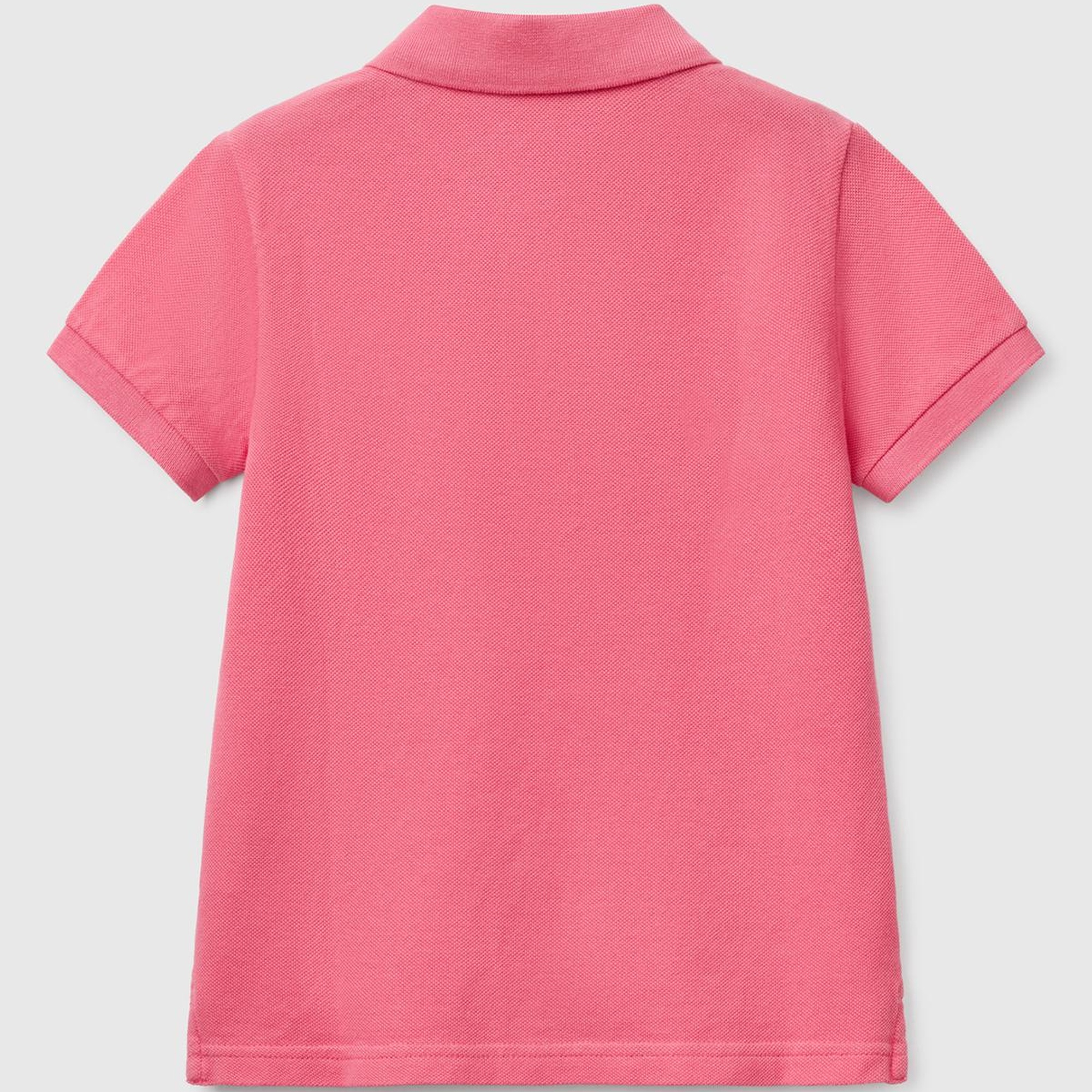 Erkek Çocuk Fuşya Logolu Pike Polo T-Shirt