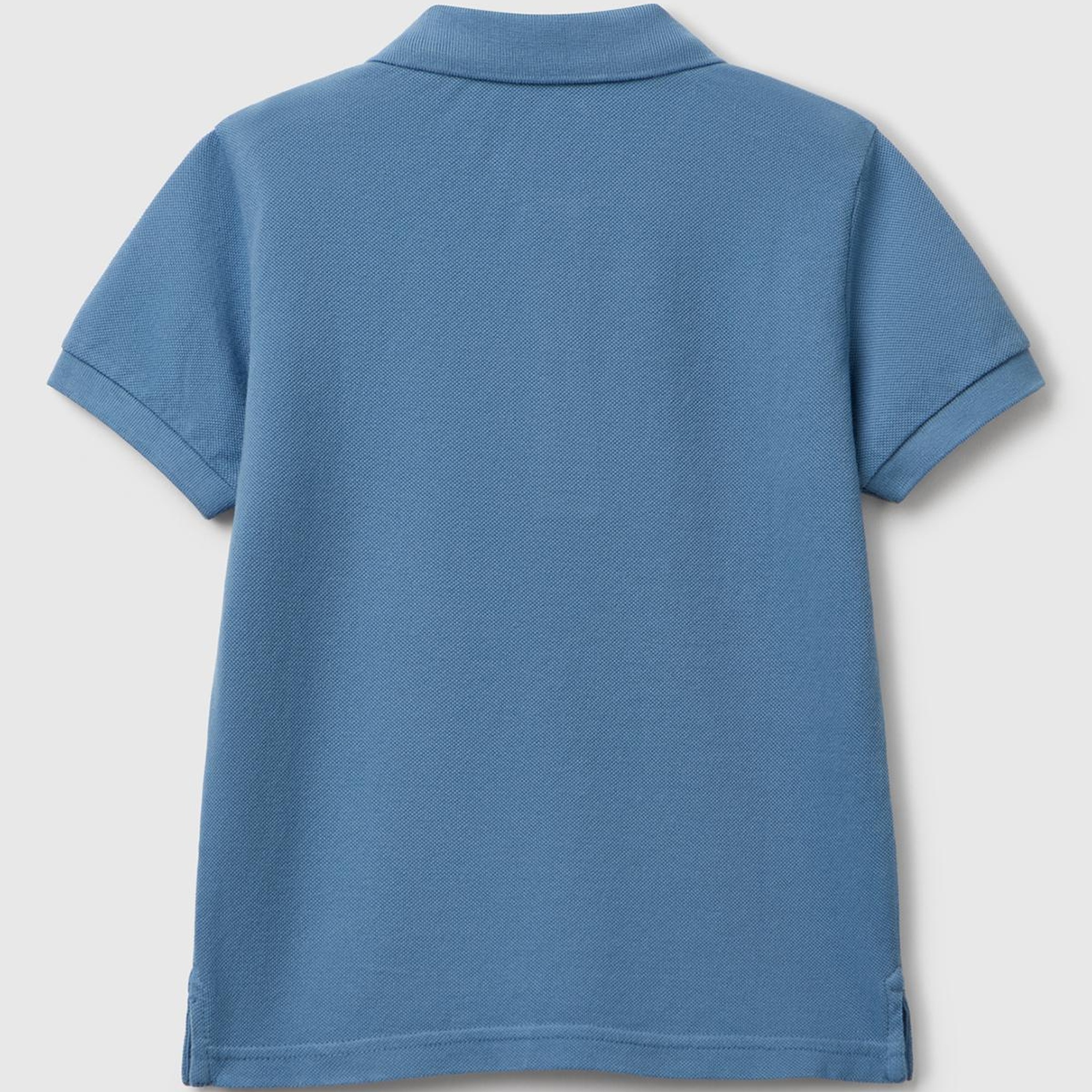 Erkek Çocuk Havacı Mavi Logolu Pike Polo T-Shirt