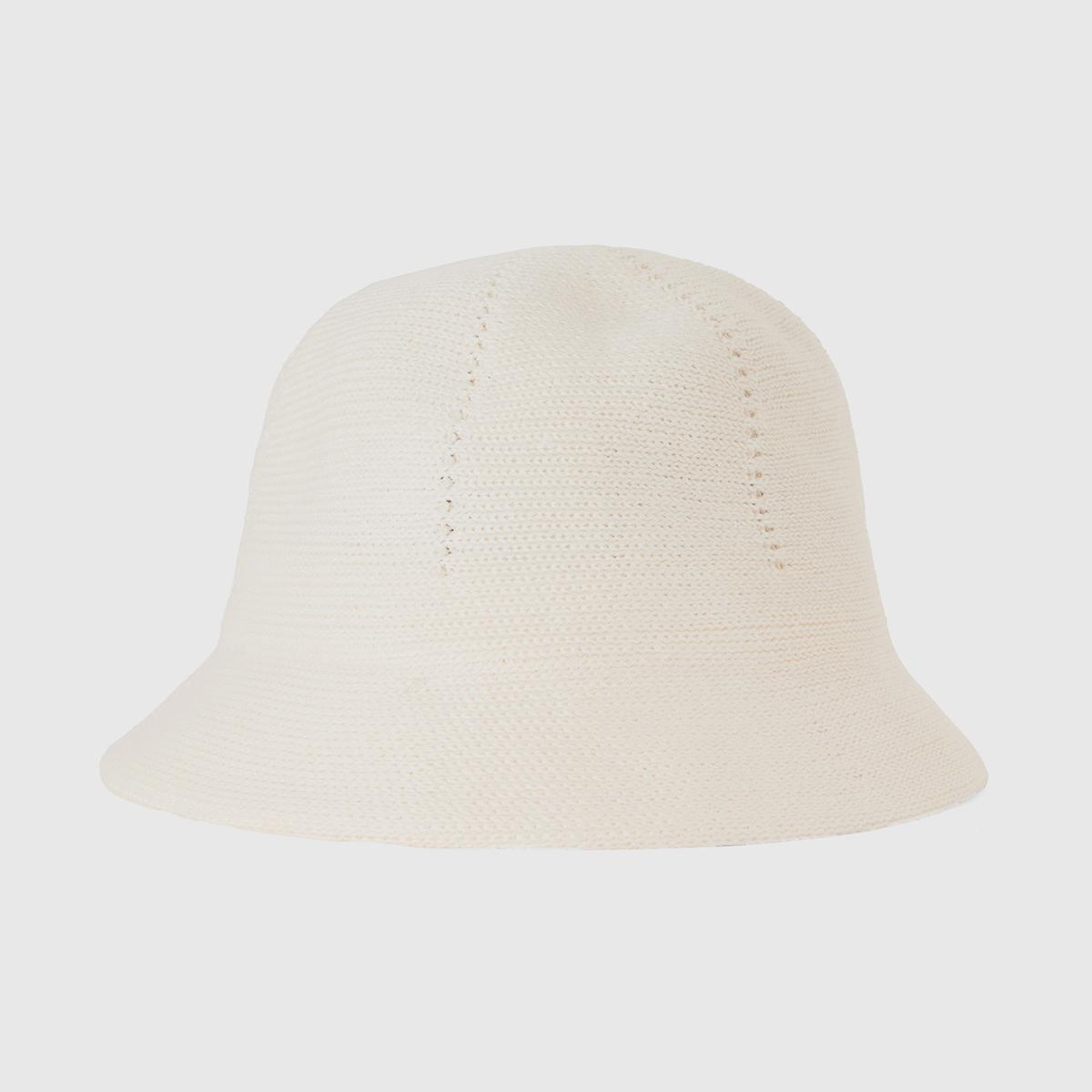 Kız Çocuk Krem Düz Renkli Örgü Çan Şapka