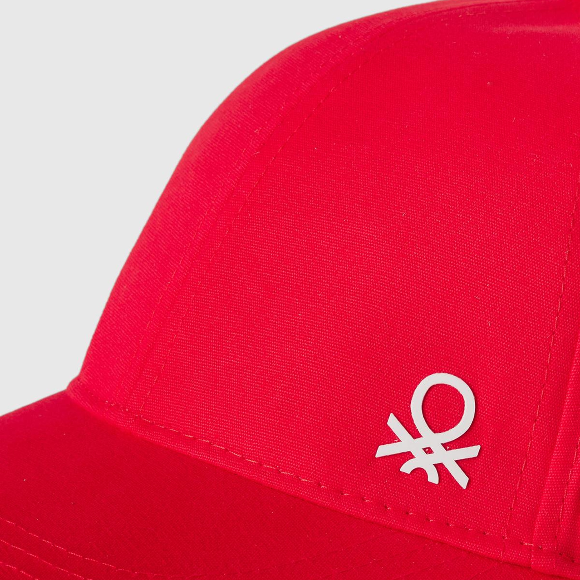 Erkek Çocuk Kırmızı Önü Logo İşlemeli Ayarlanabilir Kep Şapka