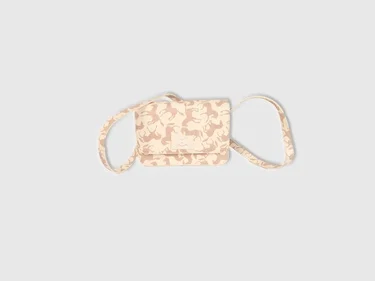  Kız Çocuk Açık Pembe Çıkarılabilir ve Ayarlanabilir Askılı Gümüş Logolu Çanta