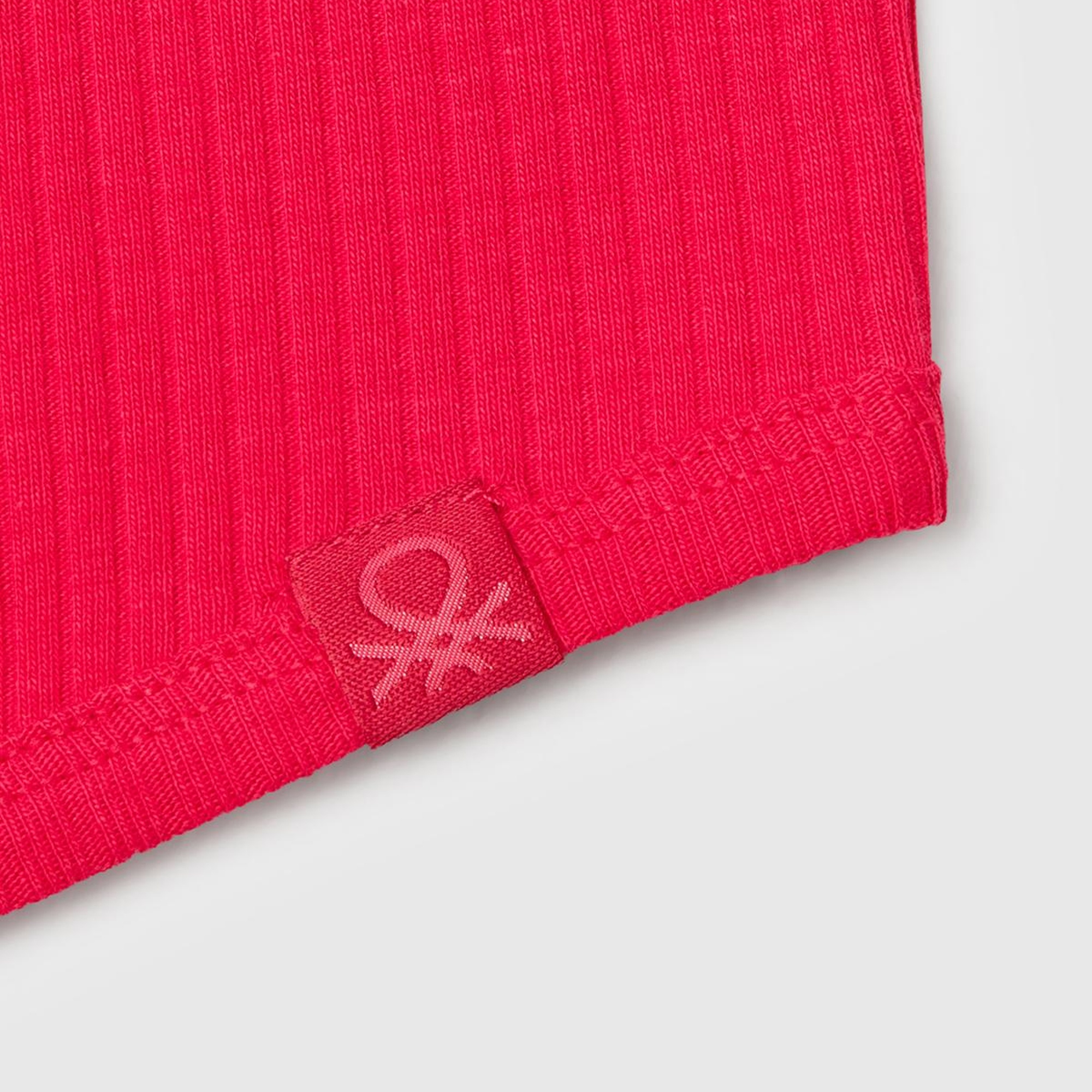 Kız Çocuk Fuşya Fitilli Crop Atlet