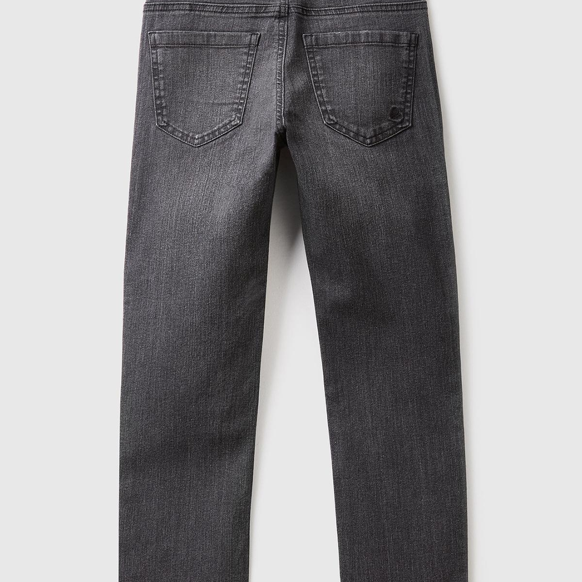 Erkek Çocuk Siyah 5 Cepli Slim Fit Denim Pantolon