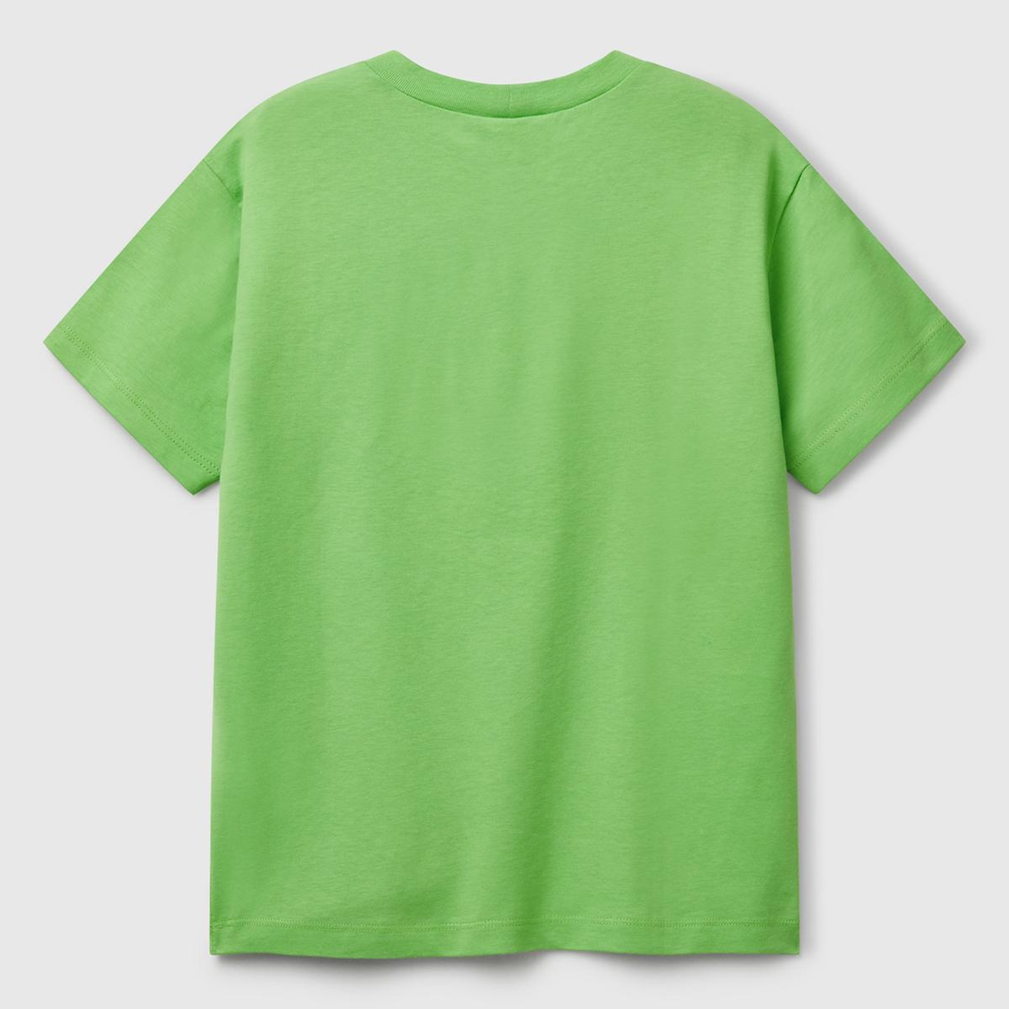 Erkek Çocuk Fıstık Yeşili Marvel Kahraman Baskılı Logo Etiketli T-Shirt