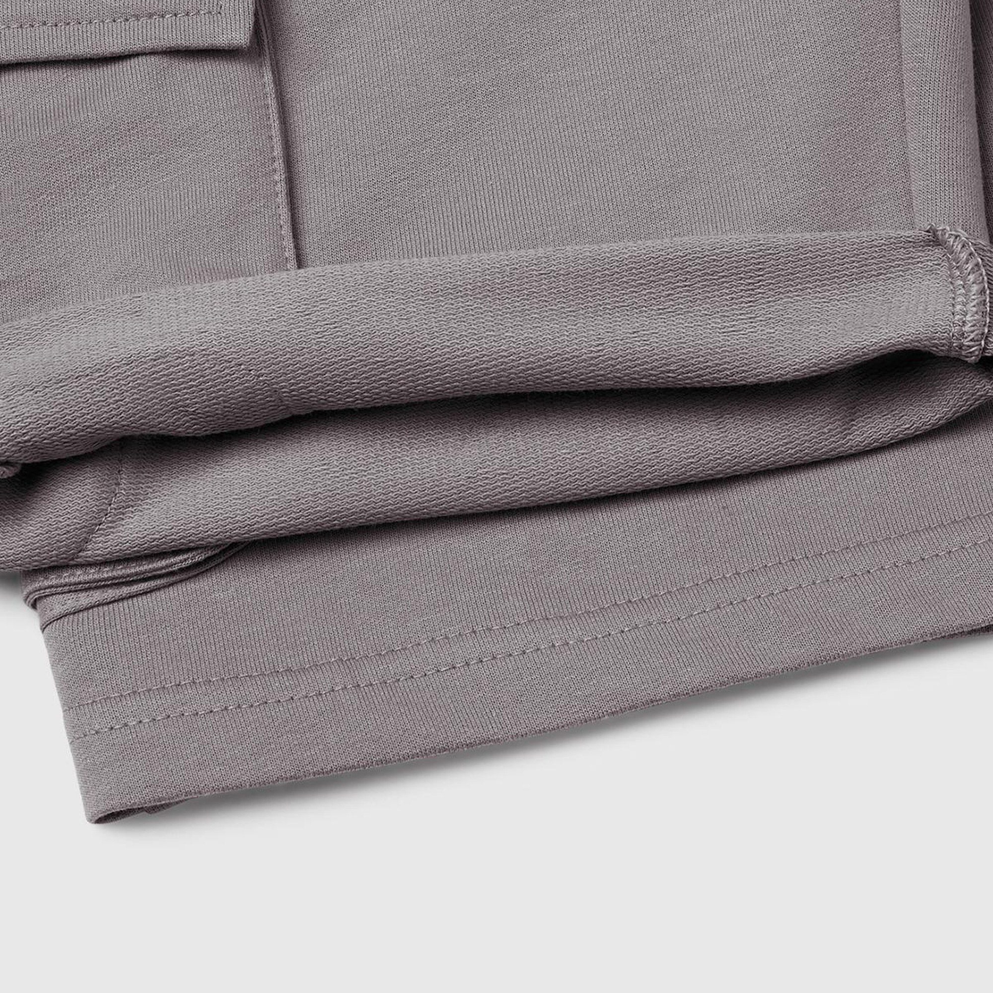 Erkek Çocuk Antrasit Beli Lastikli Logo Baskılı Yama Cepli Bermuda Şort