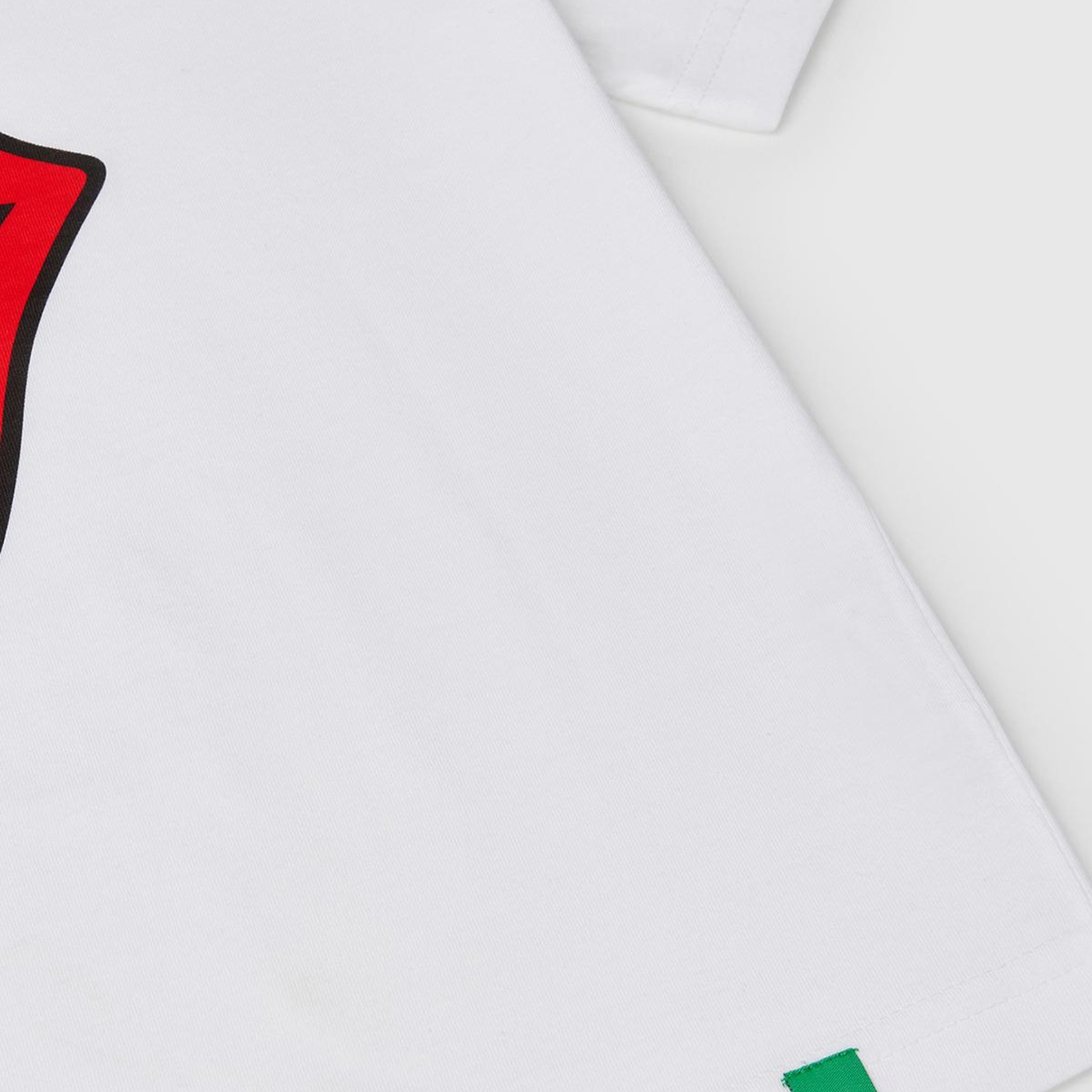 Erkek Çocuk Beyaz Rolling Stones Baskılı Logo Etiketli T-Shirt