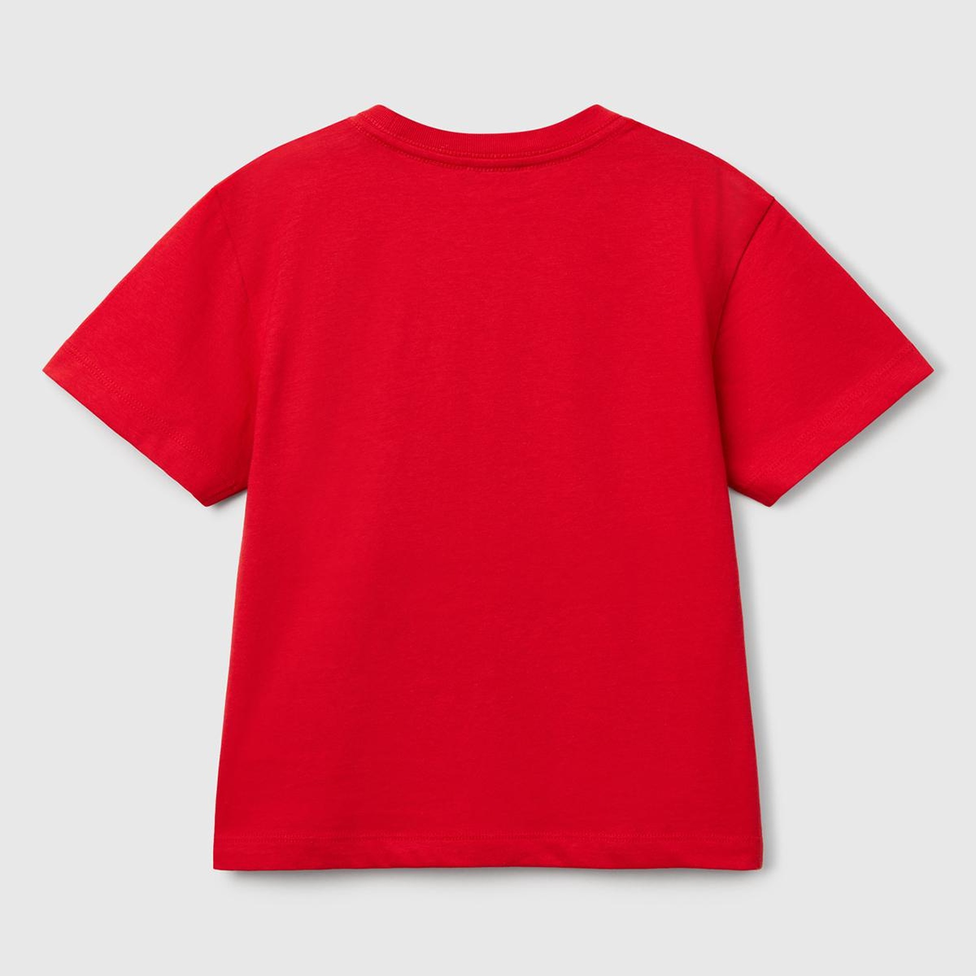 Erkek Çocuk Kırmızı 3D Baskılı T-Shirt