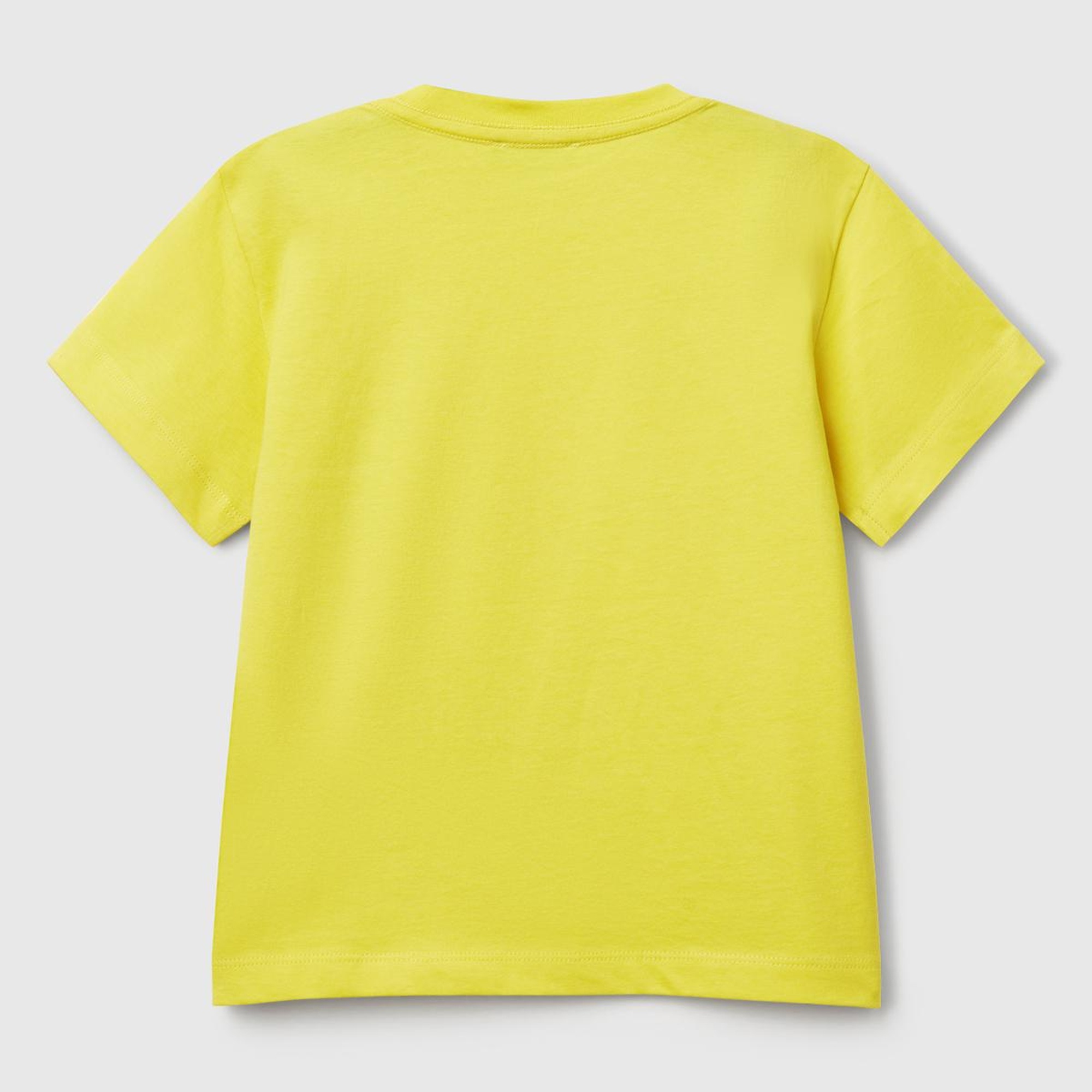 Erkek Çocuk Sarı 3D Baskılı T-Shirt