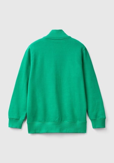  Erkek Çocuk Yeşil Logolu Sweatshirt